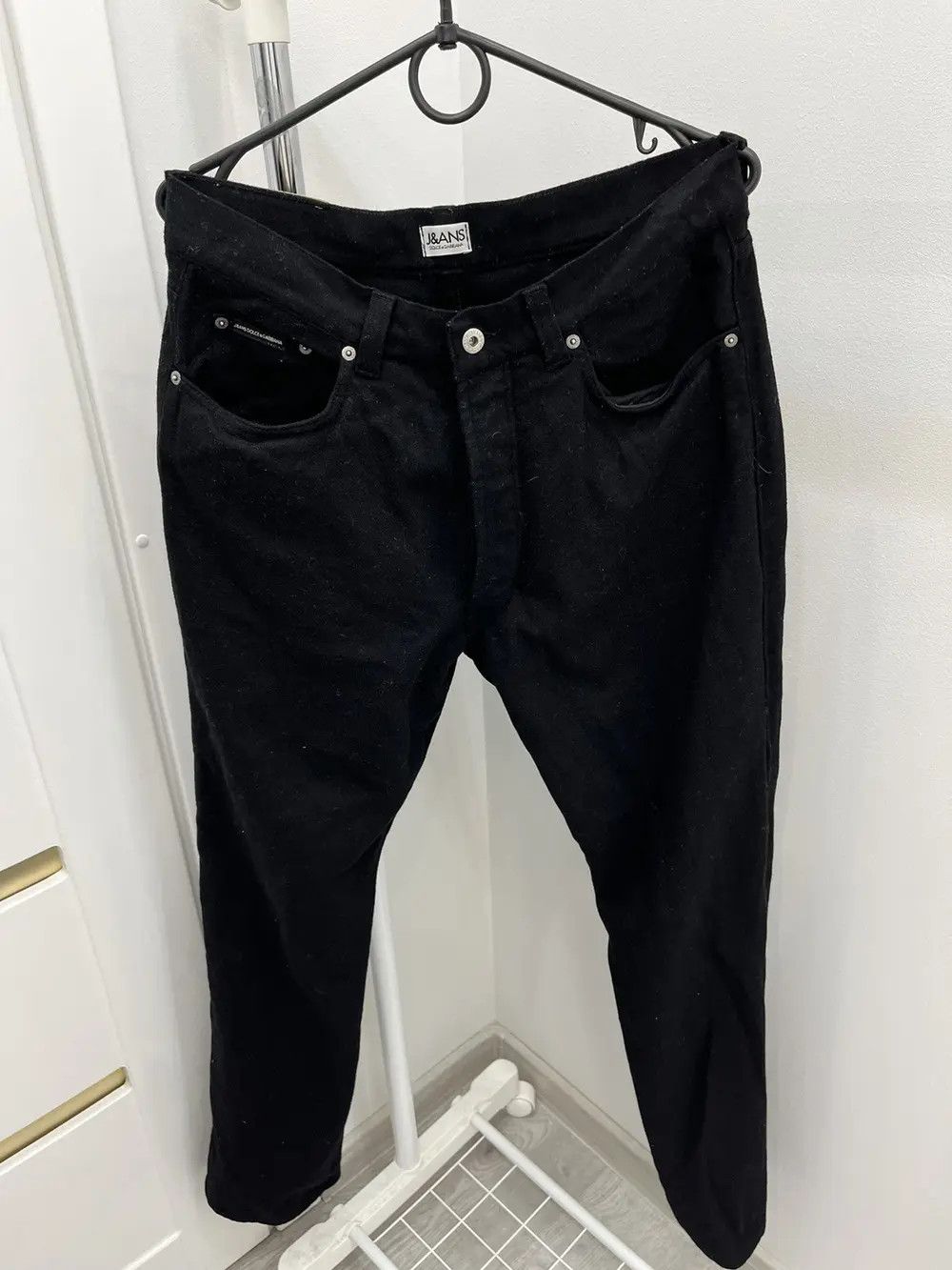 Dolce & Gabbana Vintage Dolce & Gabbana Dragon Embroidered Wool Pants Size US 33 - 2 Thumbnail