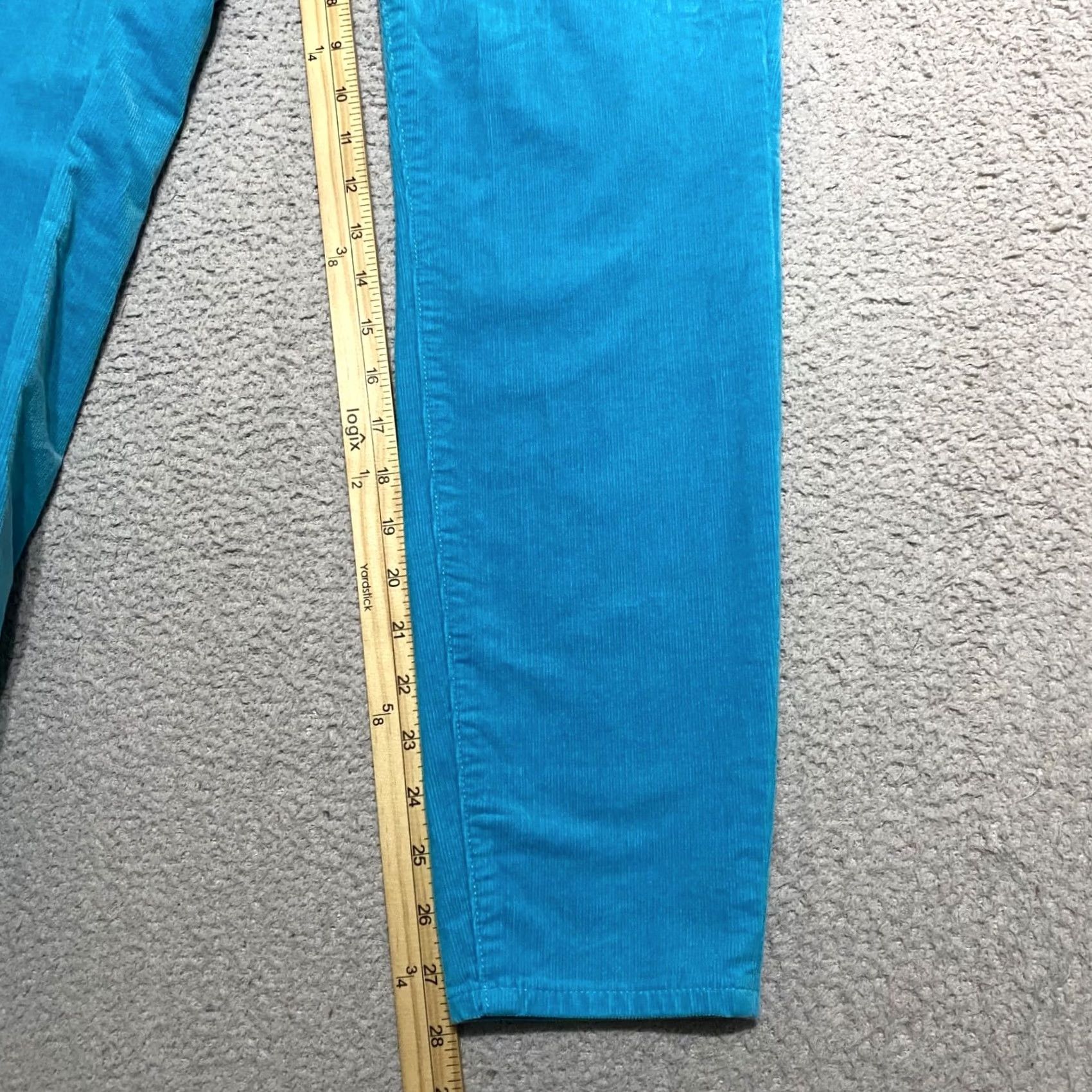 Talbots Talbots Jeans Womens sz 10 Jegging High Rise Blue Corduroy Medium Wash Size 30" / US 8 / IT 44 - 6 Thumbnail