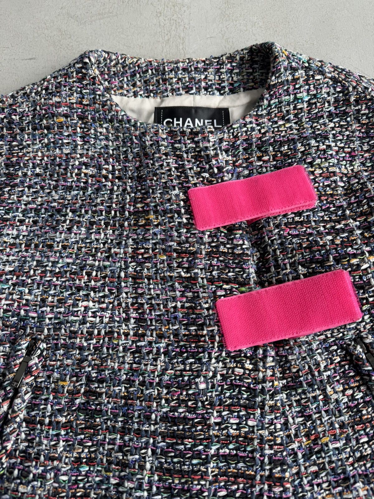 Chanel S/S17 - Multicolor Tweed Velcro Closure Jacket Size XS / US 0-2 / IT 36-38 - 3 Thumbnail