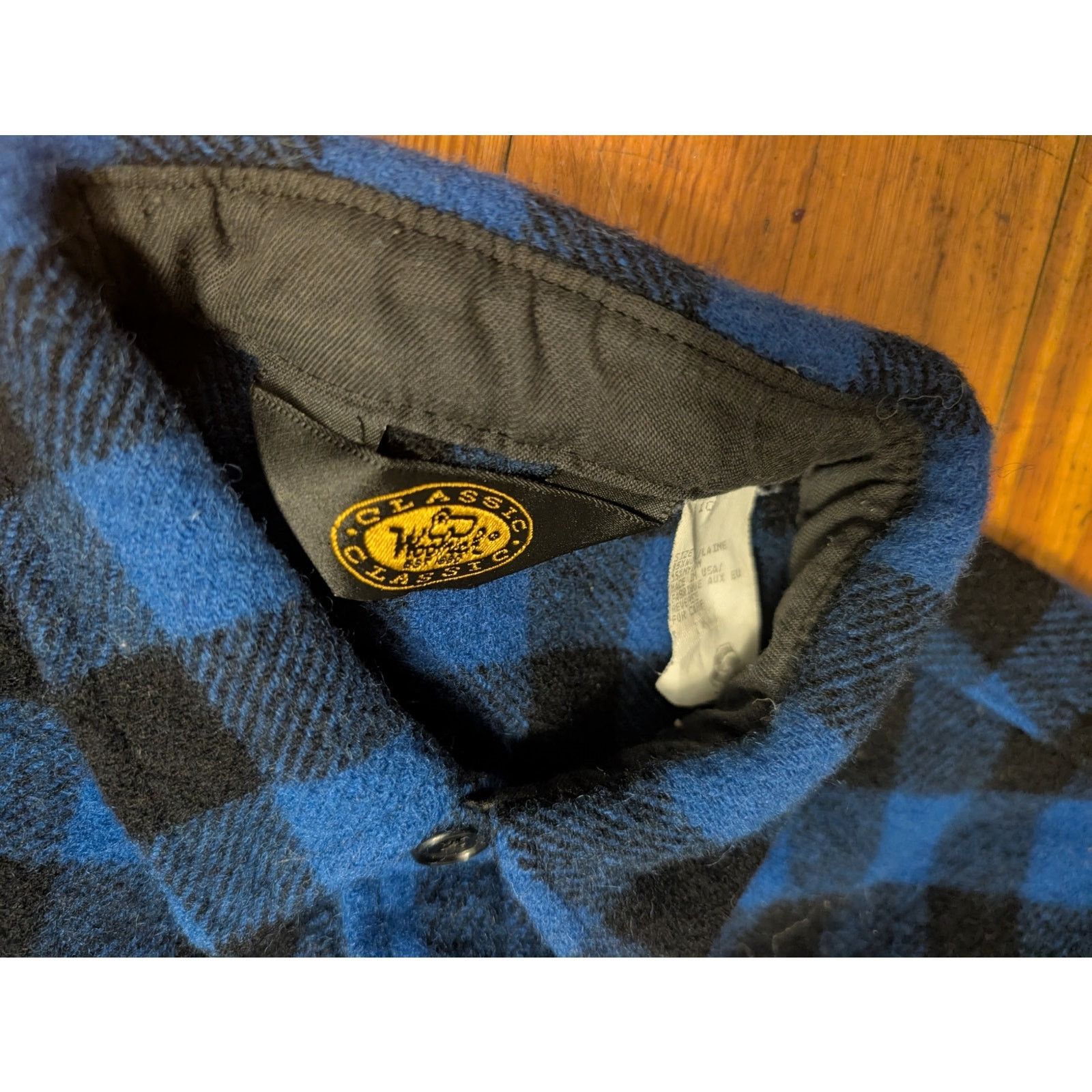 Woolrich Woolen Mills Woolrich VTG Mens Blue Plaid Wool Shirt Size Large. Size US L / EU 52-54 / 3 - 5 Thumbnail