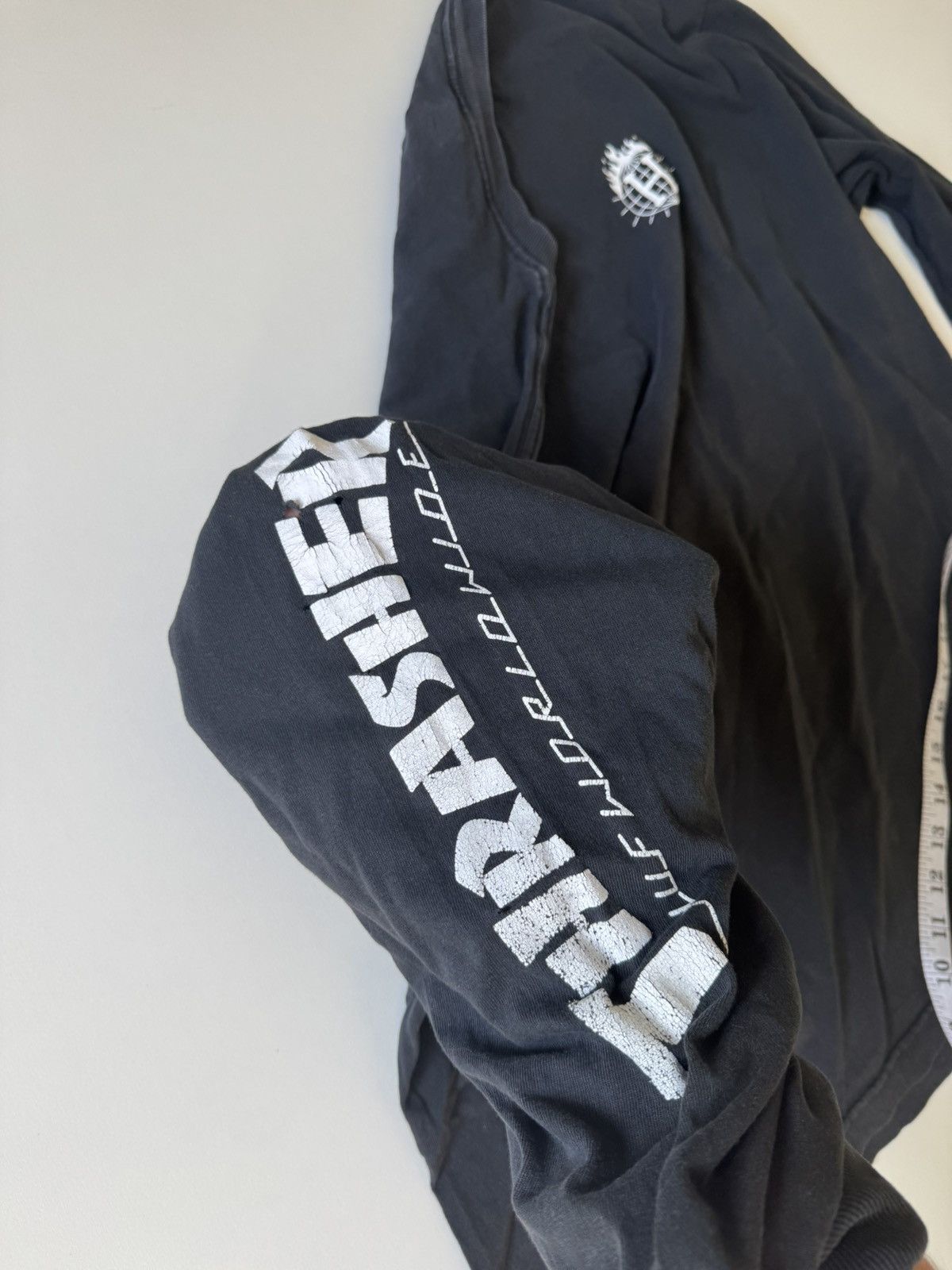 Huf × Thrasher HUF x Thrasher Washed Thrashed Longsleeve Tshirt Skate Size US XL / EU 56 / 4 - 17 Thumbnail