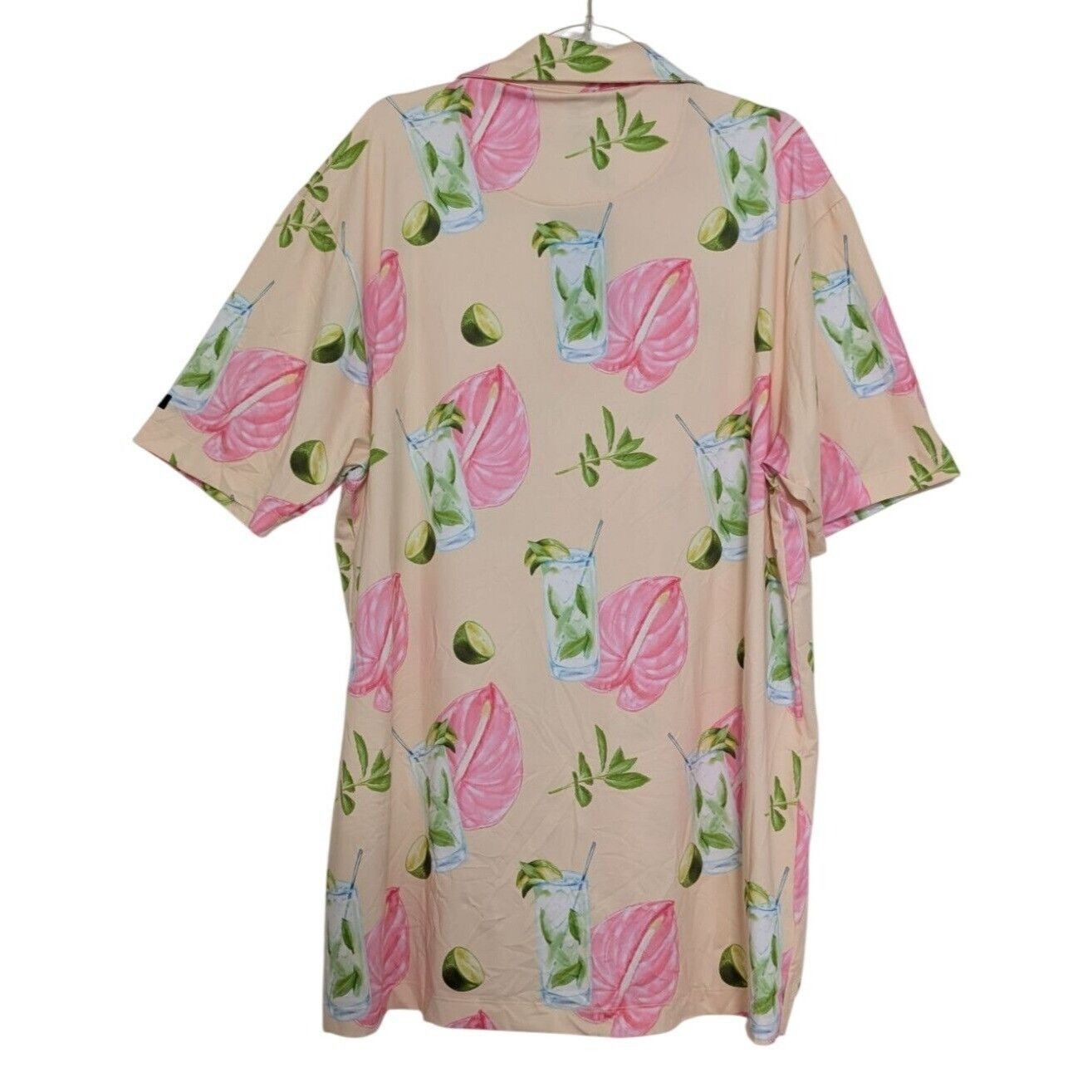Bad Birdie NEW Bad Birdie Mojito Golf Polo Shirt Mens Size XL Pink Size XL / US 12-14 / IT 48-50 - 8 Thumbnail