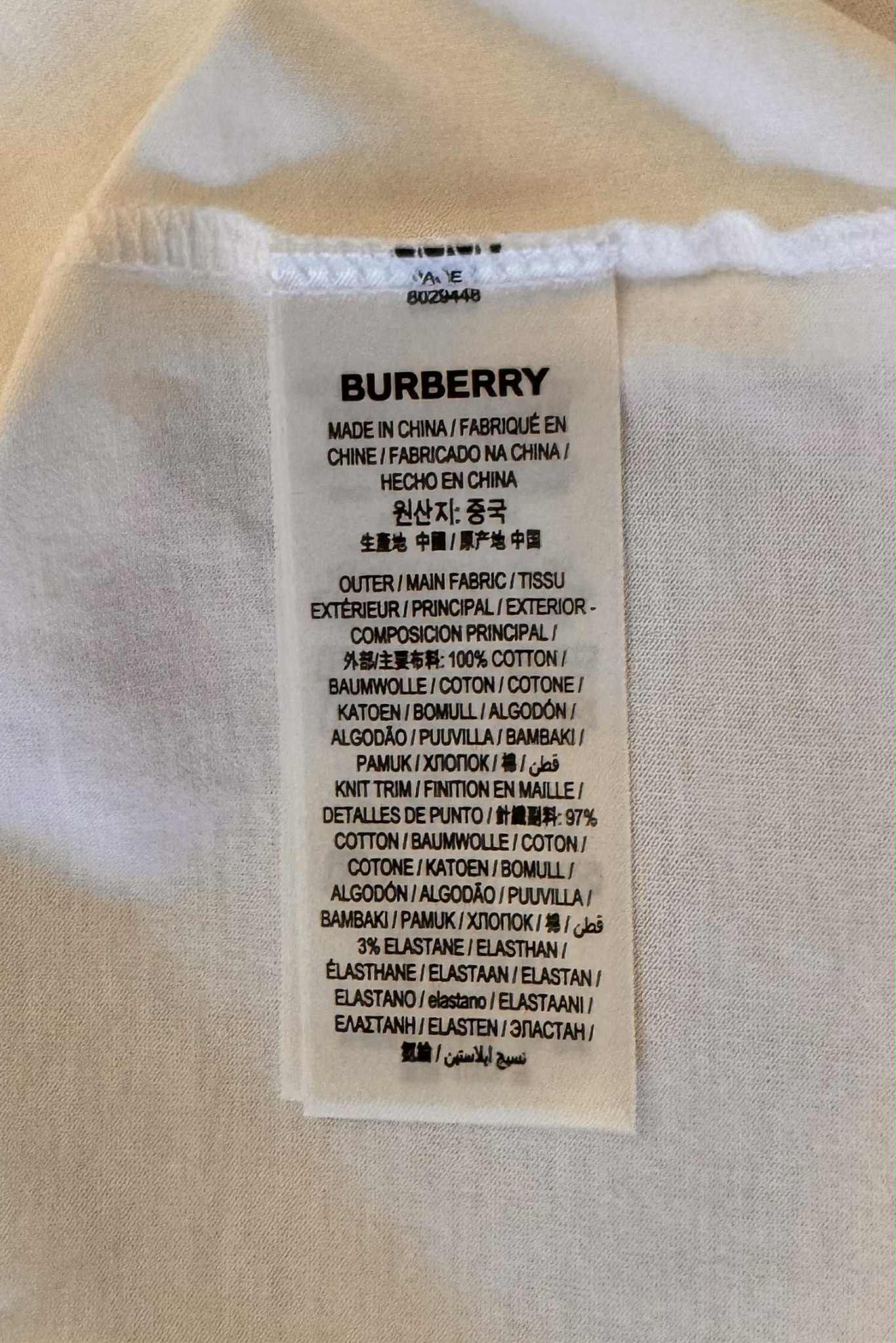 Burberry Burberry Teslow T-Shirt Size US M / EU 48-50 / 2 - 3 Thumbnail