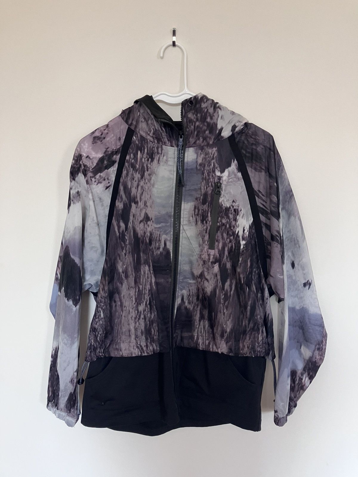 Diesel Diesel Double Layered All Over Windbreaker Tech Jacket Size US S / EU 44-46 / 1 - 1 Thumbnail
