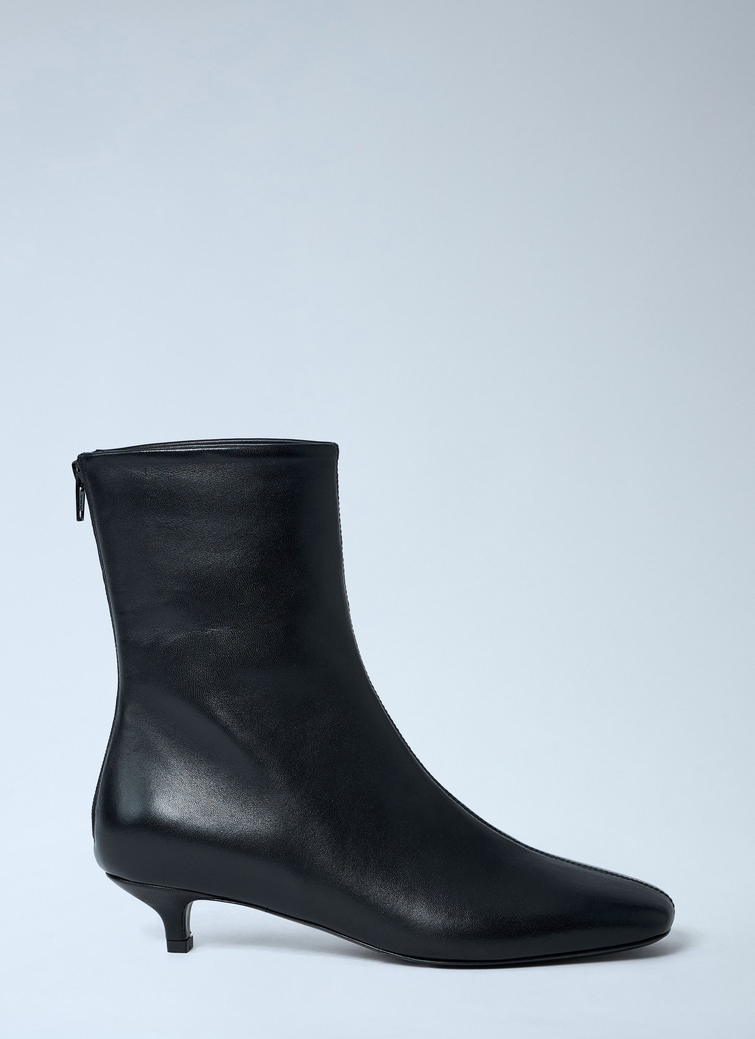 Toteme Classic Day Leather Ankle Boots Size US 10 / IT 40 - 1 Thumbnail