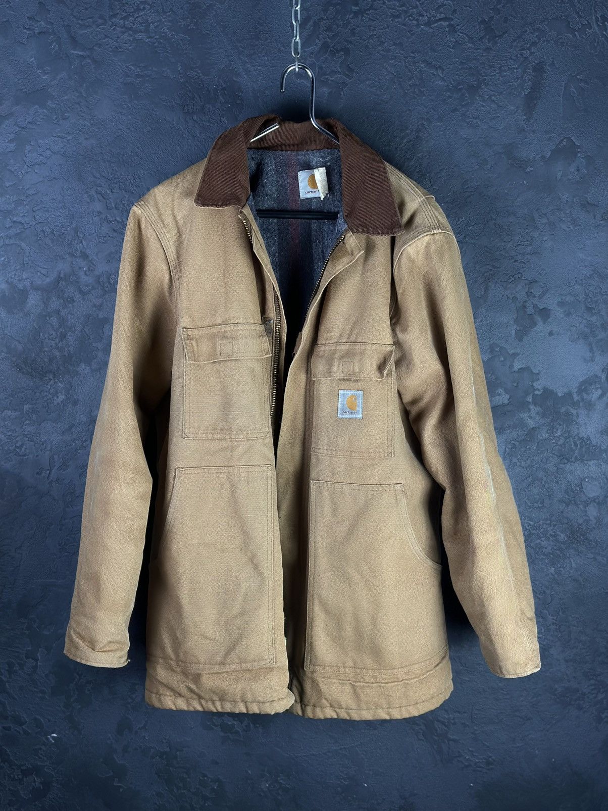 Carhartt × Vintage Rare Design Vintage Carhatt Distressed Jacket 1990s Size US M / EU 48-50 / 2 - 10 Thumbnail
