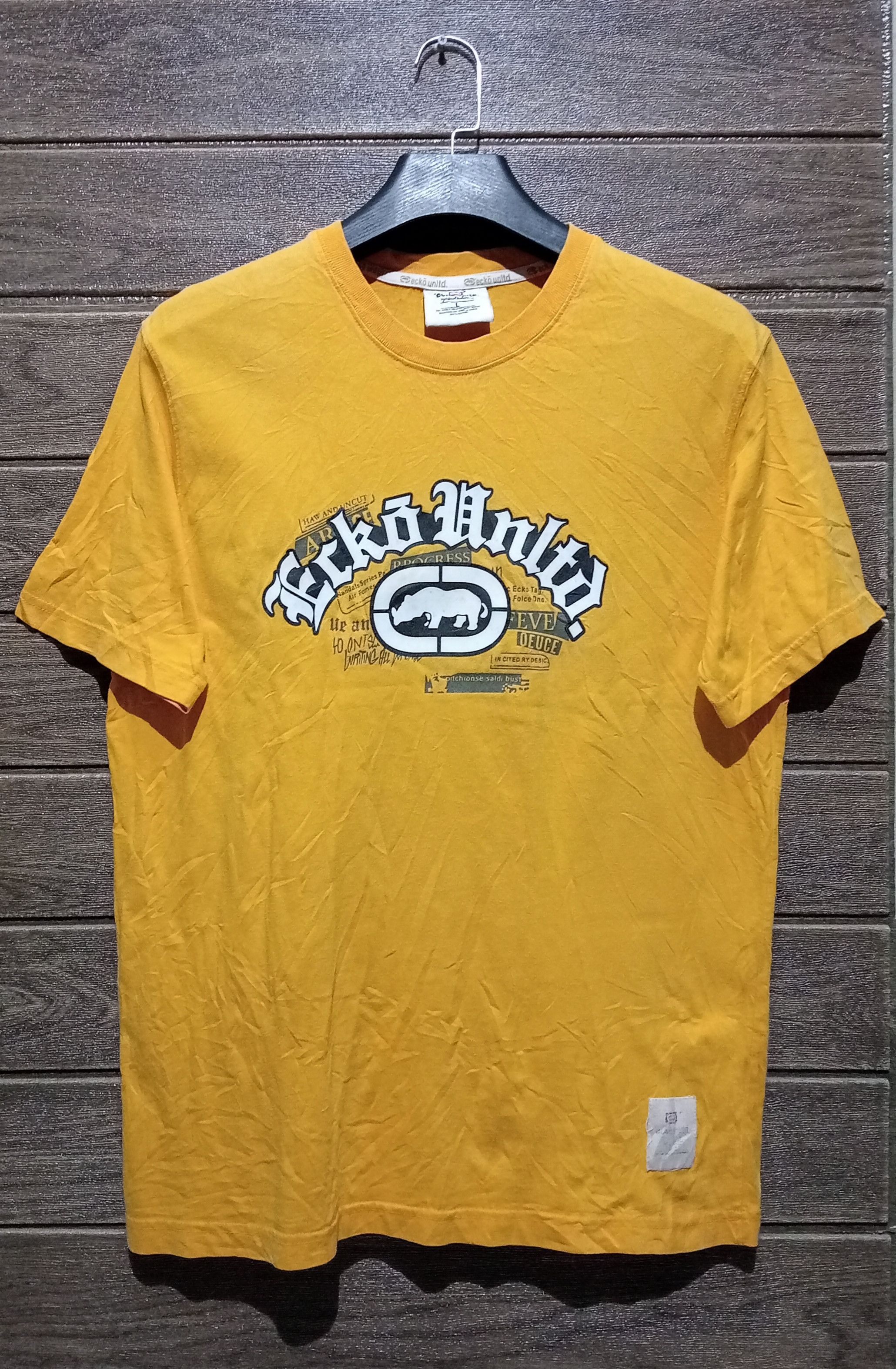 Ecko Unltd. × Marc Ecko Vintage Y2K Ecko Unltd- Writing All Wrongs Tee Very Rare Size US L / EU 52-54 / 3 - 1 Thumbnail