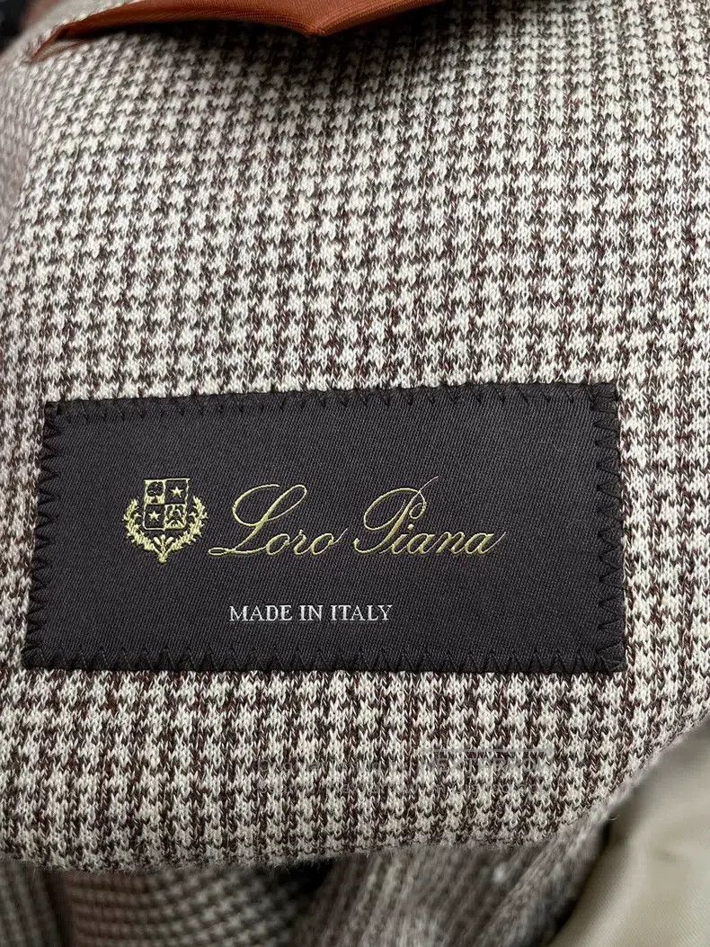 Loro Piana Loro Piana Herringbone Coat Size 52R - 7 Thumbnail