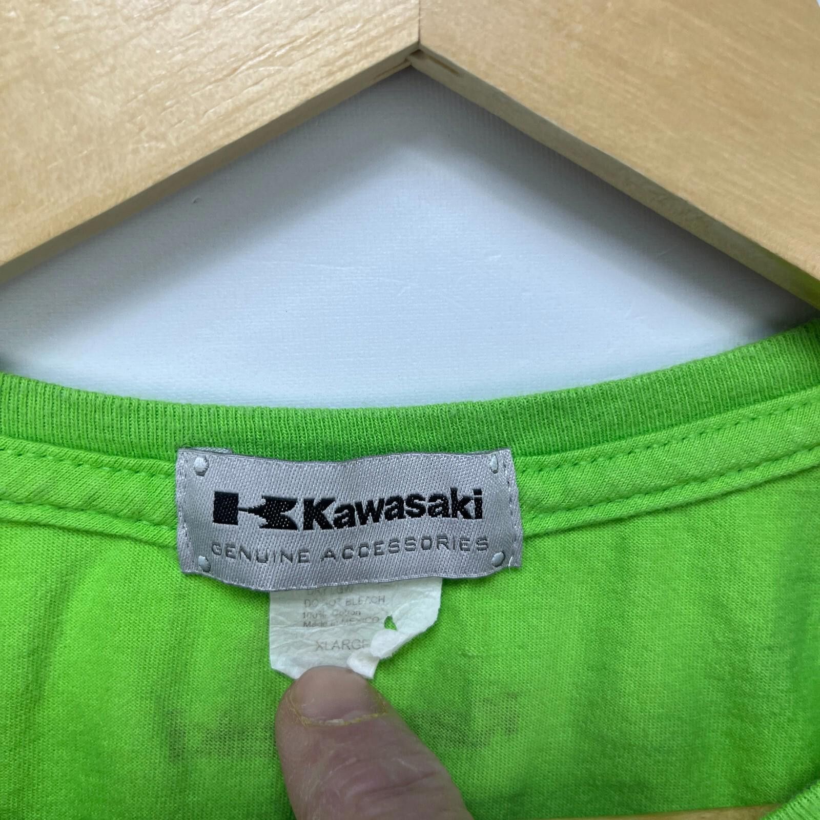 Other Vintage Kawasaki Y2K Motorsports T-Shirt Women’s XL Racing Size XL / US 12-14 / IT 48-50 - 4 Thumbnail