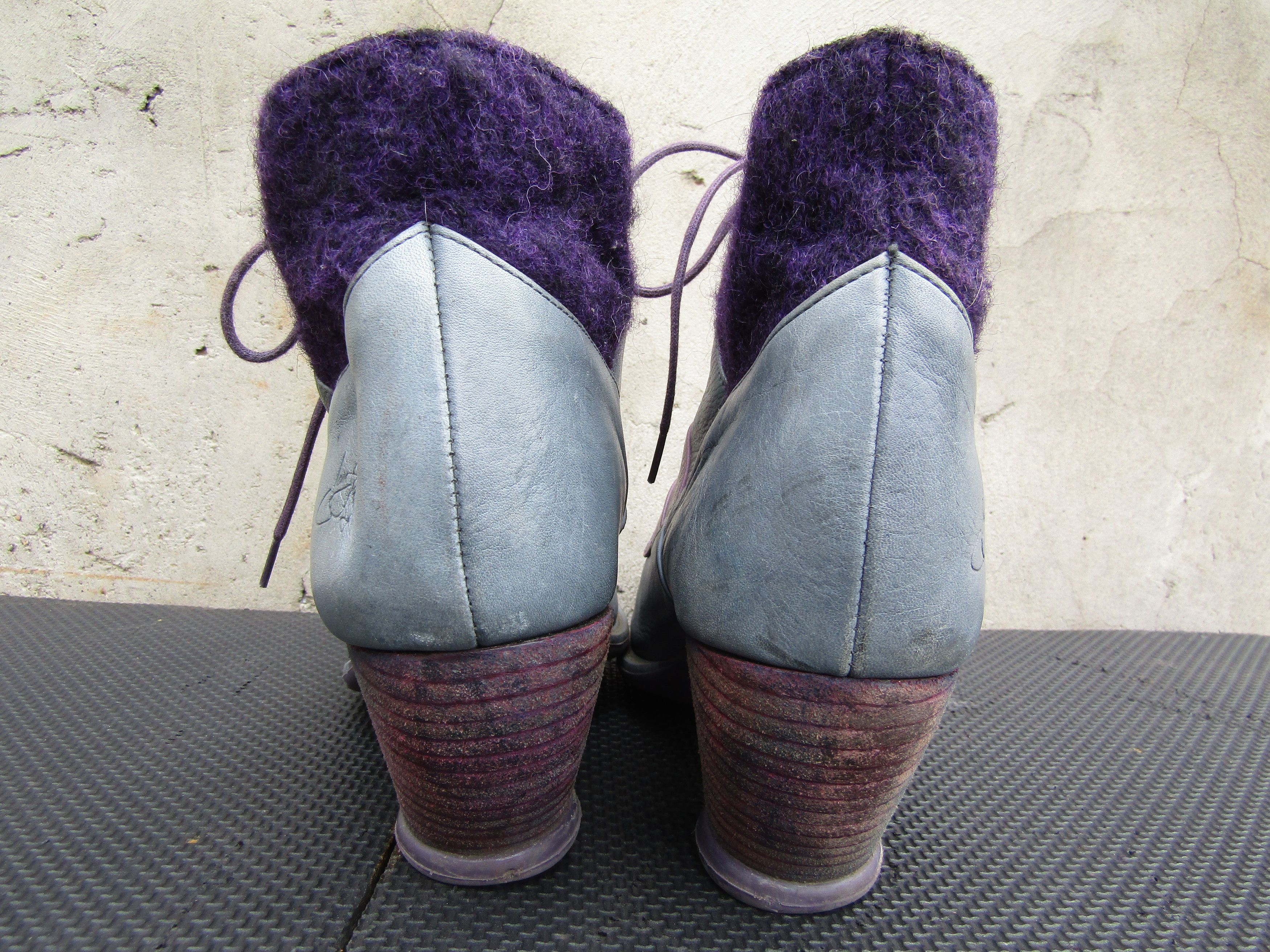 John Fluevog John Fluevog Multicolor leather Tatiana heel Lace up Size US 11 / IT 41 - 7 Thumbnail