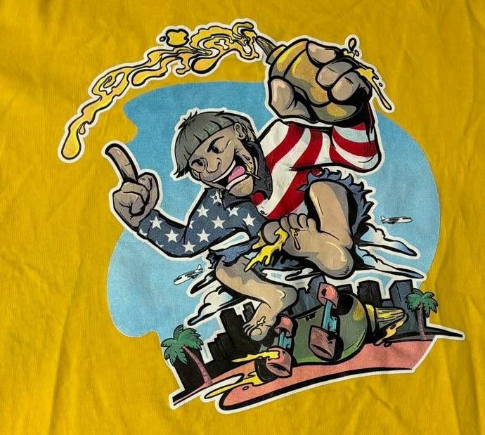 Other Thats Right! T-shirt Skateboard Mustard Do a Kick Flip Tee M Size US M / EU 48-50 / 2 - 1 Thumbnail