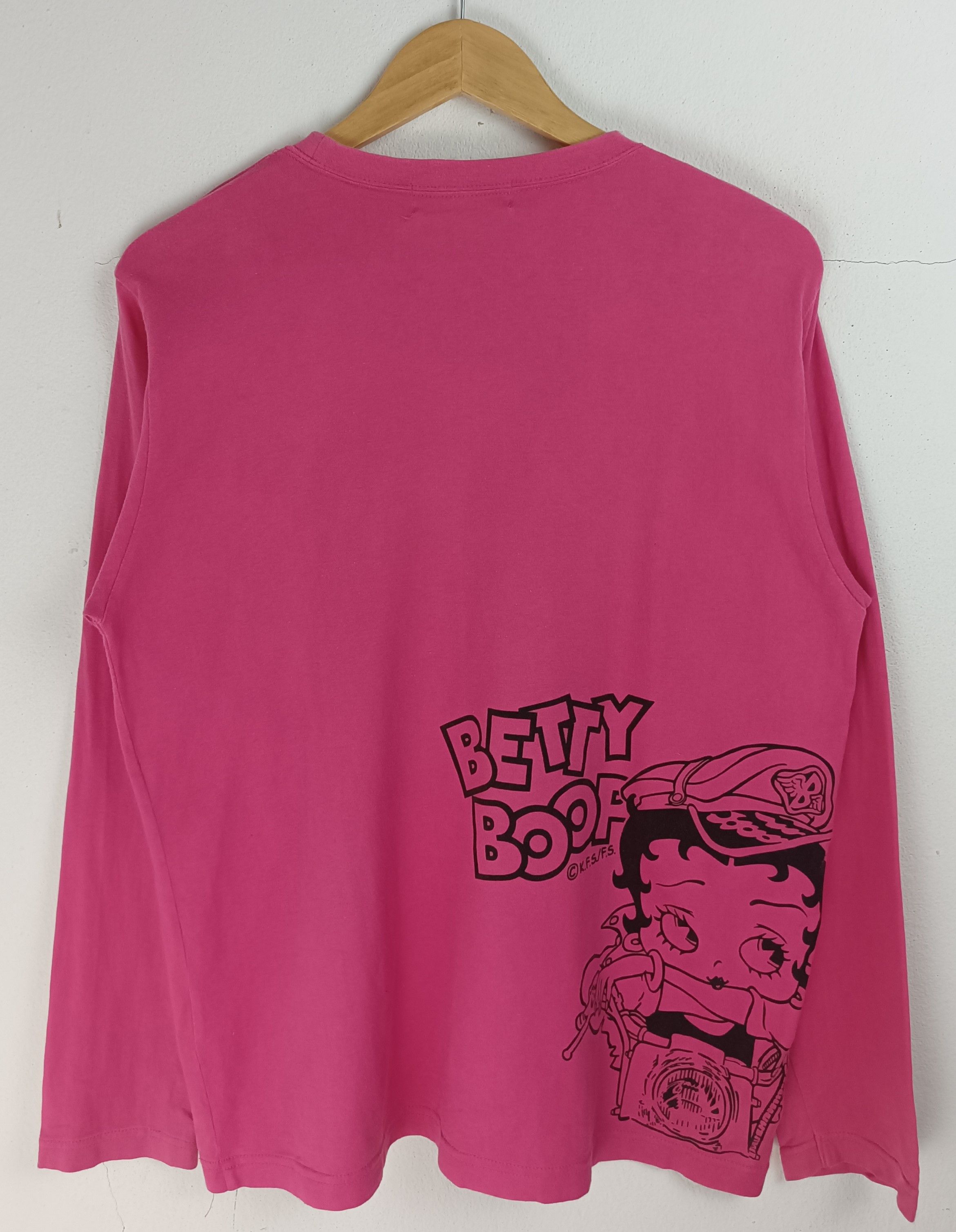 VINTAGE RARE BETTY BOOP WITH HARLEY DAVIDSON SEXY CUTE TEE
