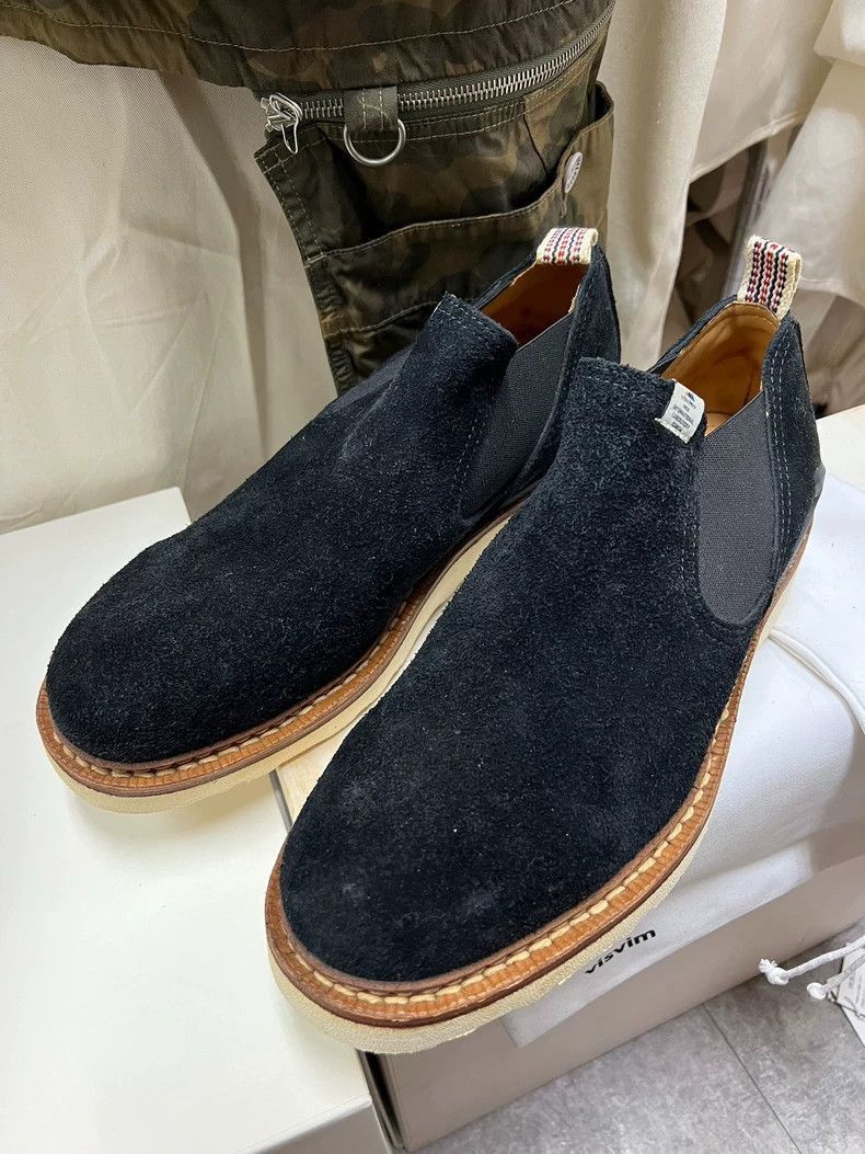 Visvim VisvimVISVIM GORNERGRAT FOLK BLACK SHOES-2504 Size US 10 / EU 43 - 1 Thumbnail