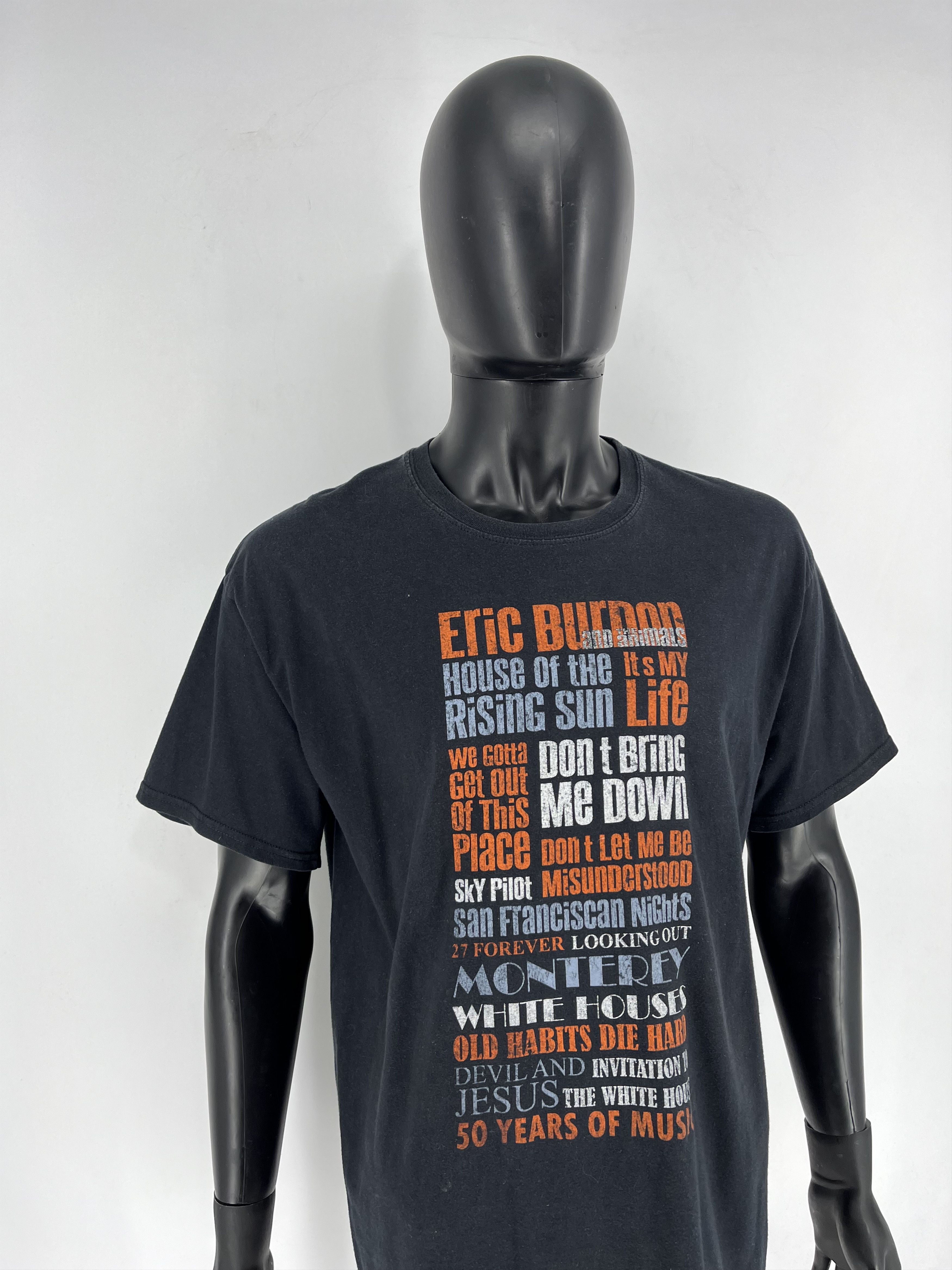Band Tees × Vintage VINTAGE ERIC BURDON 00s Band Rock Tee Rare Tour Y2K Size US XL / EU 56 / 4 - 4 Thumbnail