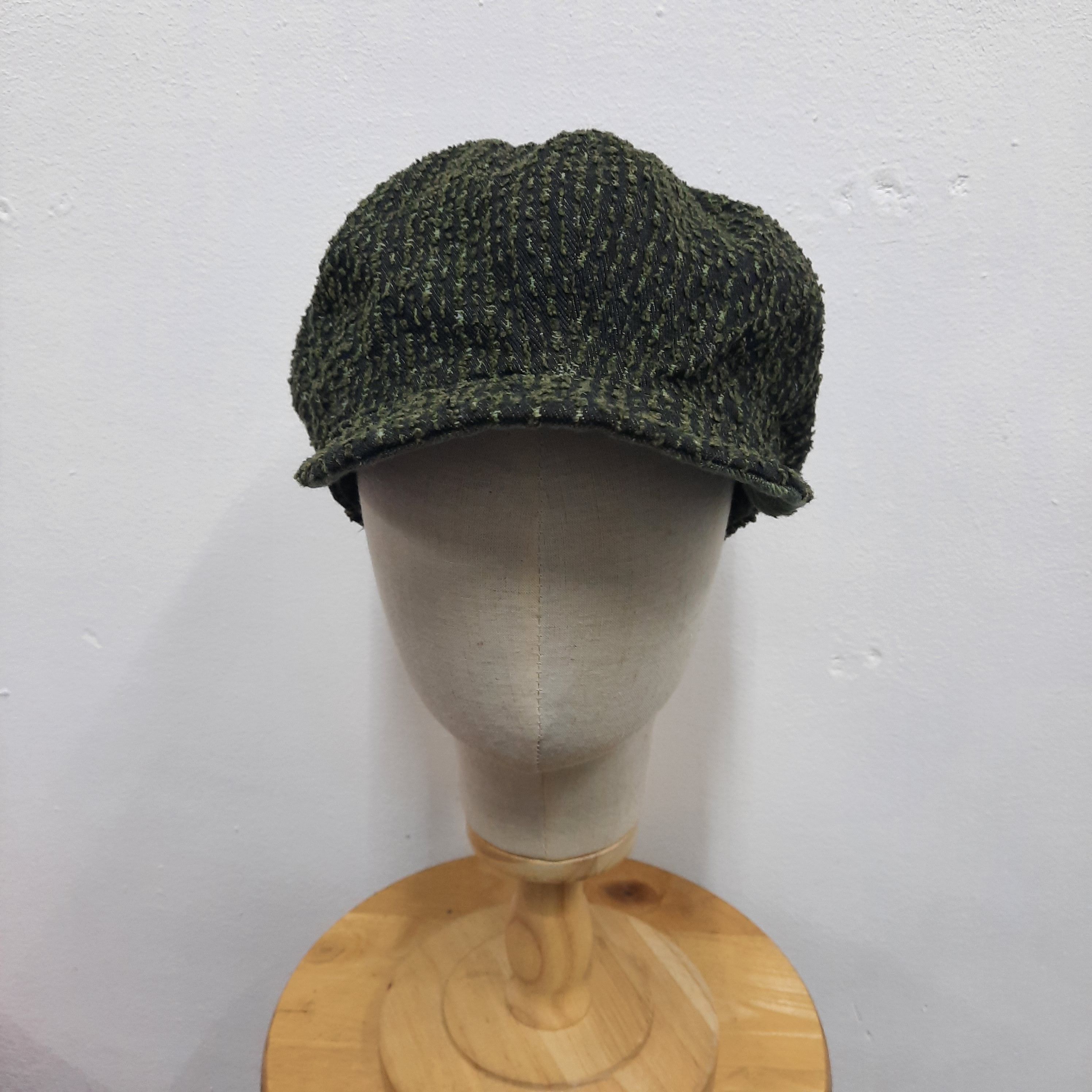 Japanese Brand 🪡 Japanese brand sashiko 2 away soft visor work hat Size ONE SIZE - 2 Thumbnail