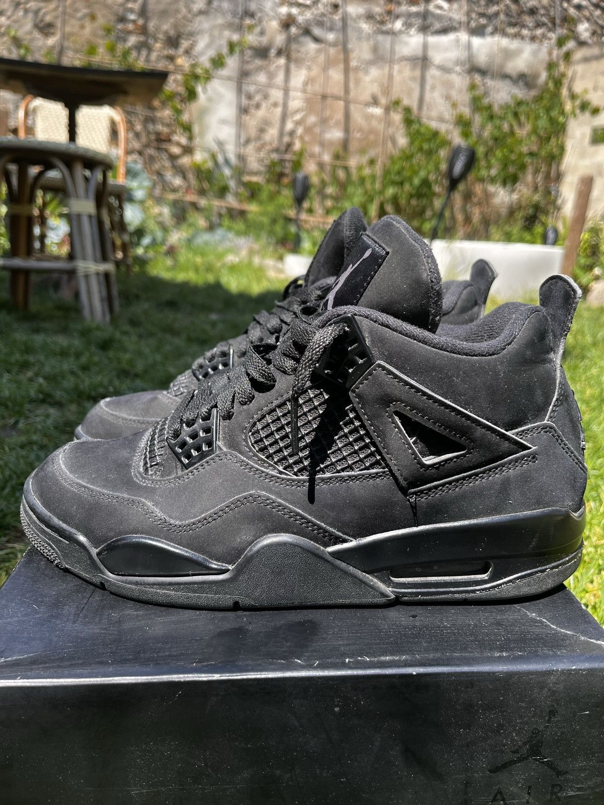 Jordan Brand × Nike Jordan 4 rétro Black Cat (2020) Size US 7.5 / EU 40-41 - 5 Thumbnail