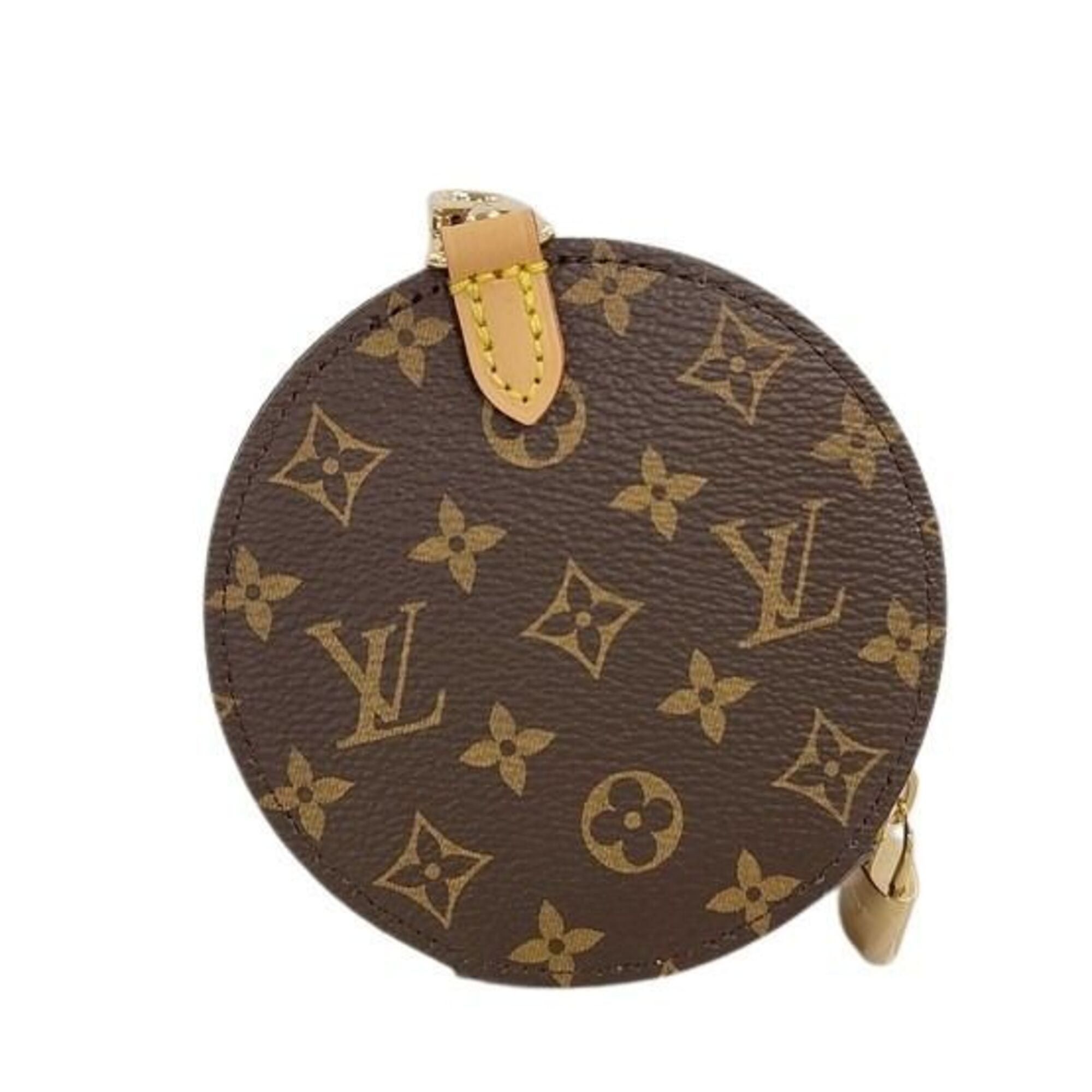 Louis Vuitton Louis Vuitton Monogram Eyeshadow Pouch LBC002 Bag Brown Leather Women's Size ONE SIZE - 1 Thumbnail