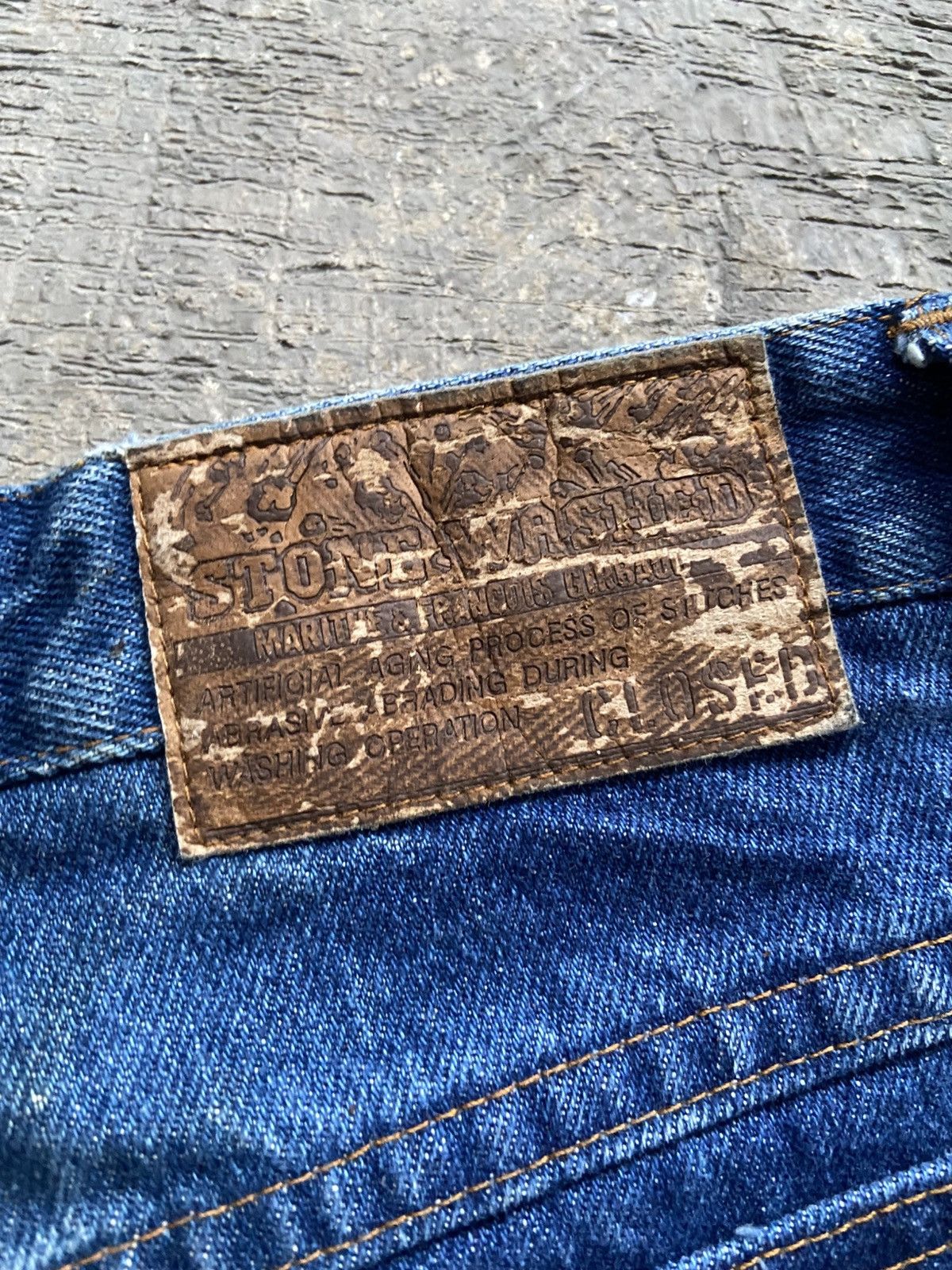 CLOSED × Marithe + Francois Girbaud 1990s MFG x CLOSED - Vintage Baggy High Waist Denim Pants Size US 26 / EU 42 - 11 Thumbnail