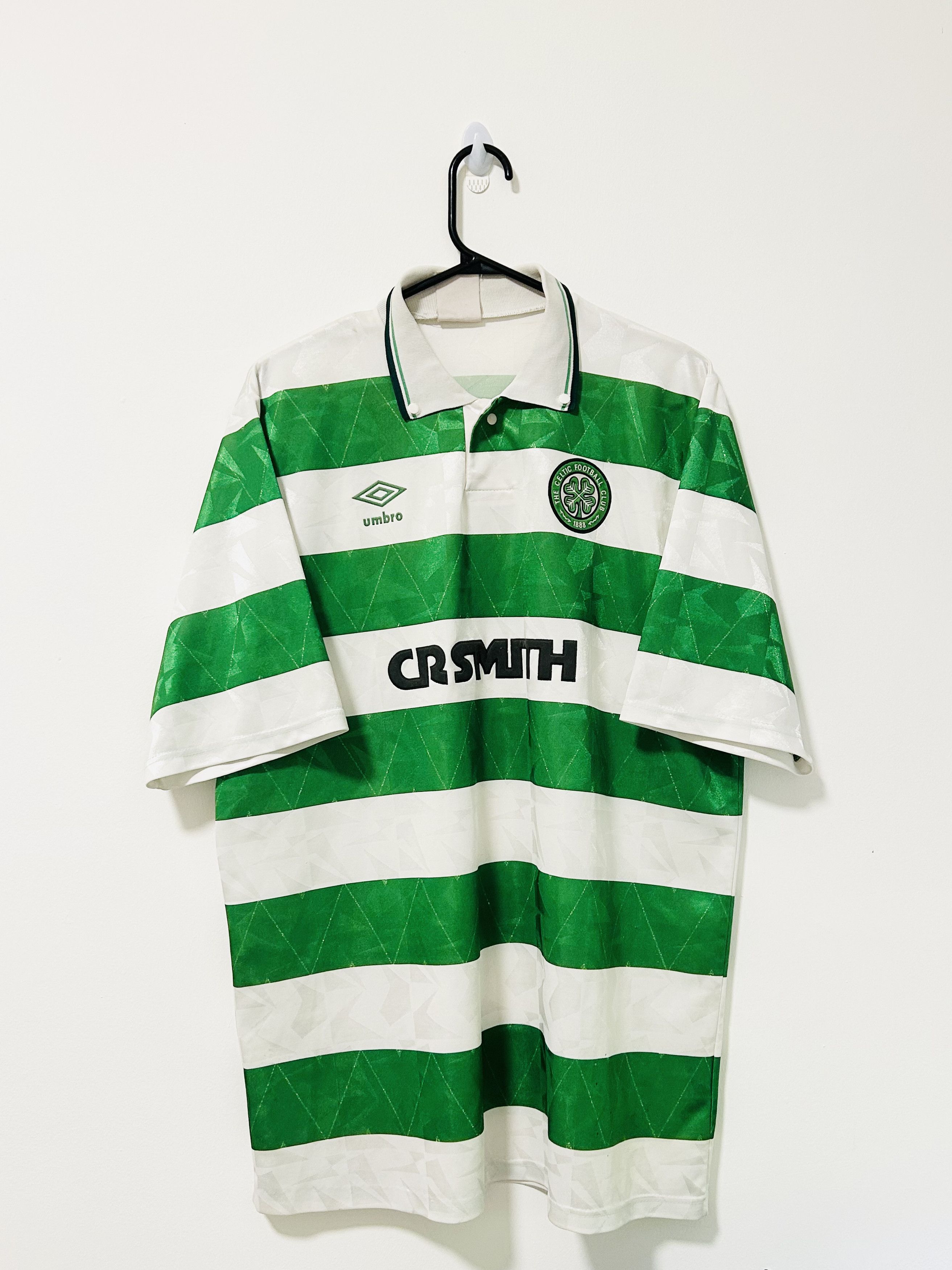 Umbro celtic 1989/91 Home jersey Size US L / EU 52-54 / 3 - 1 Thumbnail