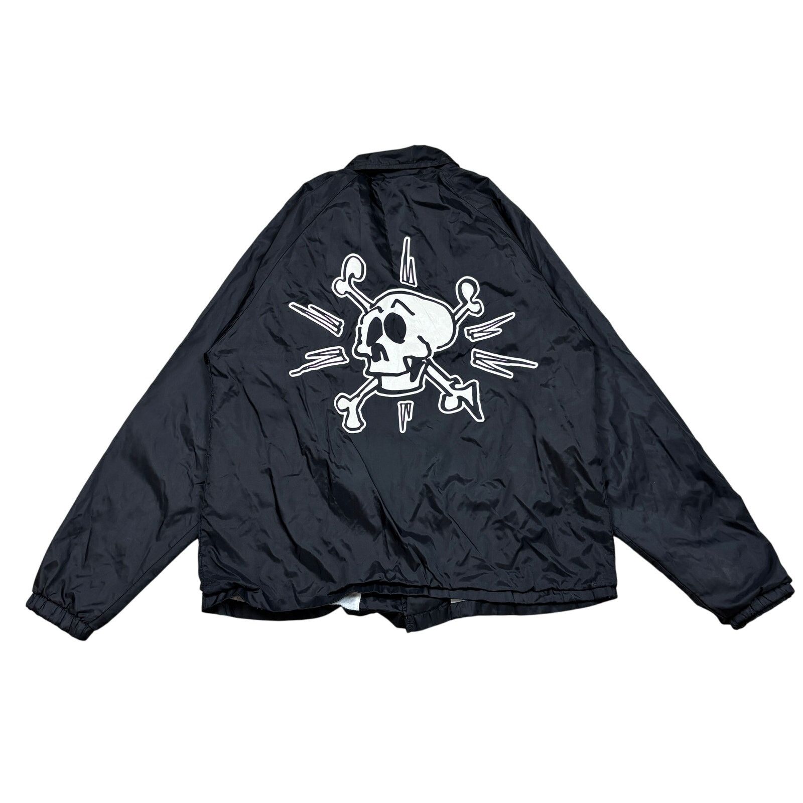 Krooked Krooked Skateboarding Gonz Skull Windbreaker Jacket Men's M Size US M / EU 48-50 / 2 - 1 Thumbnail