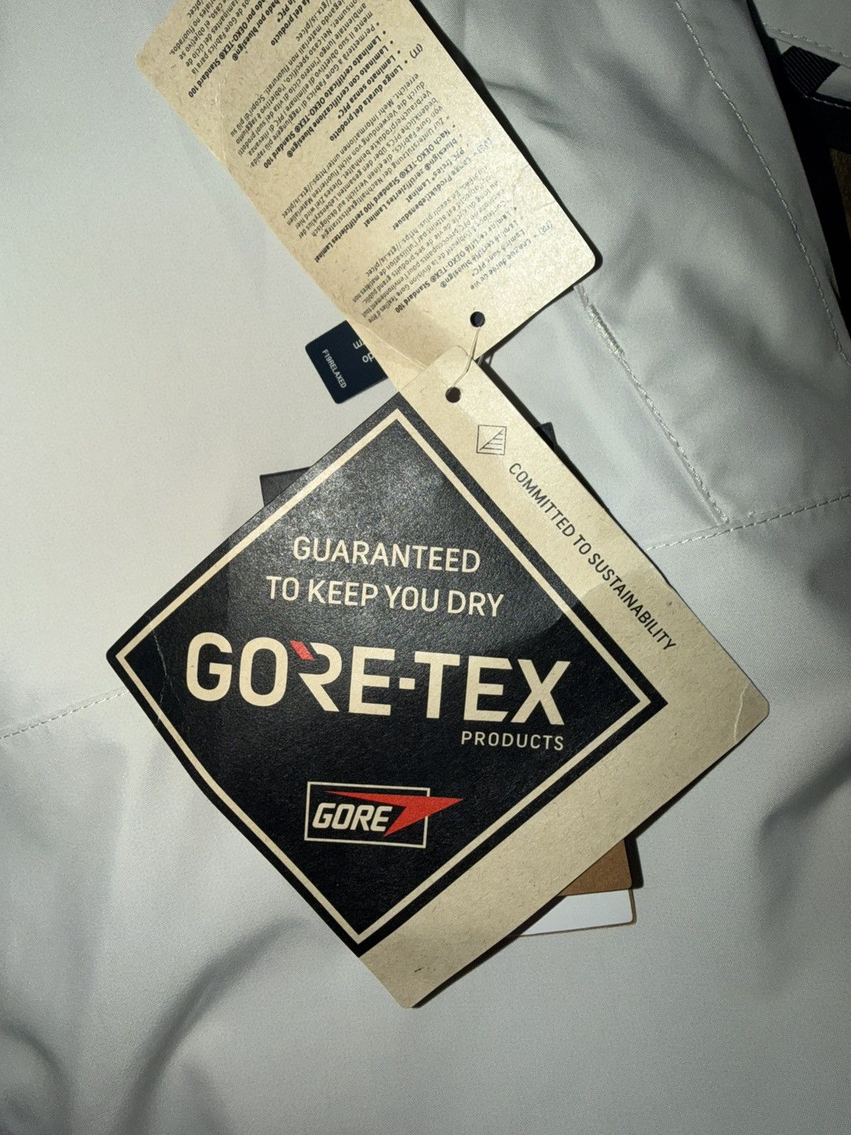 The North Face North Face Men’s GORE-TEX GTX Mountain Jacket - White/Black Size US L / EU 52-54 / 3 - 2 Thumbnail