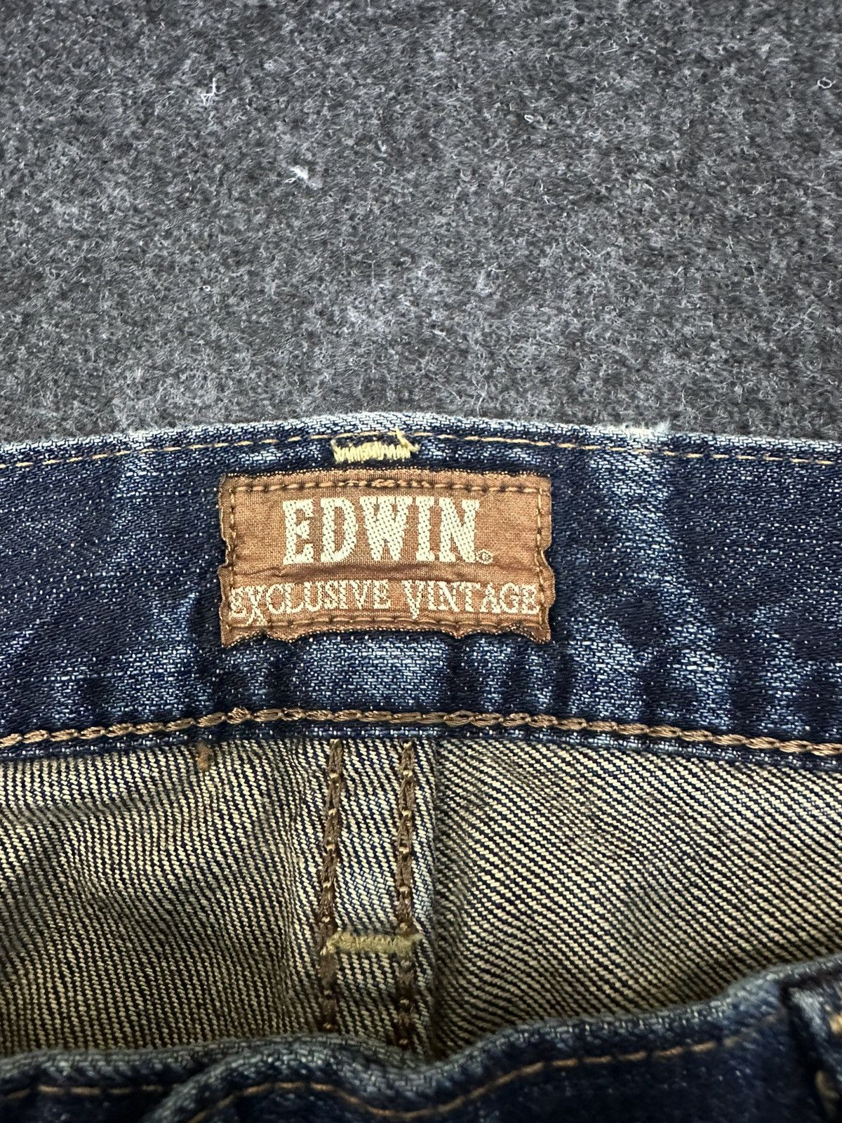 Edwin 90s Vintage Edwin XV 403 MudWash Distressed Denim 34x29 F27 Size US 34 / EU 50 - 10 Thumbnail