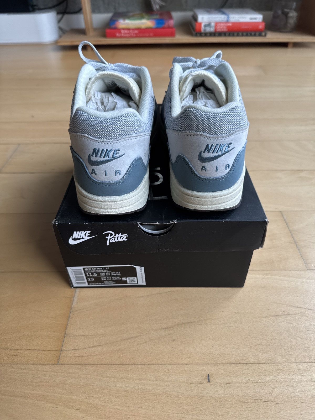 Nike Nike Air Max 1 x Patta Aqua Size 11.5 - 8.5/10 Size US 11.5 / EU 44-45 - 4 Thumbnail