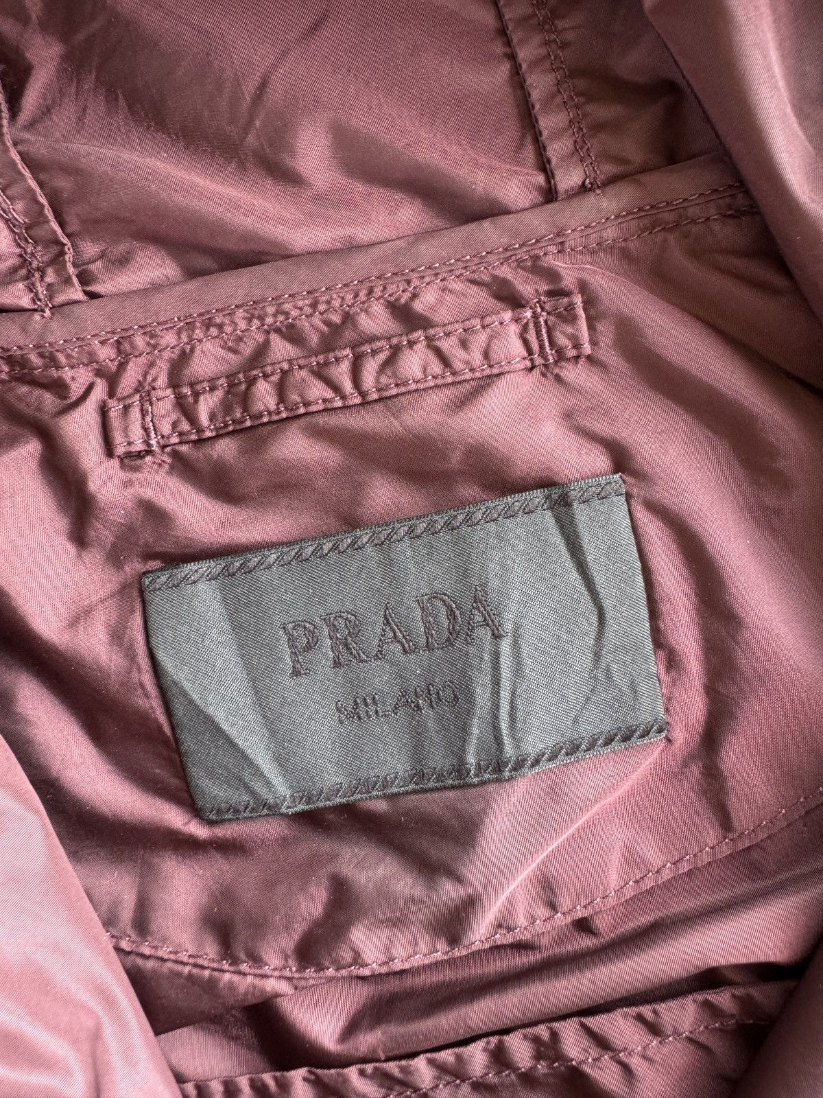 Prada Prada Windbreaker Nylon Jacket Size US XXL / EU 58 / 5 - 6 Thumbnail