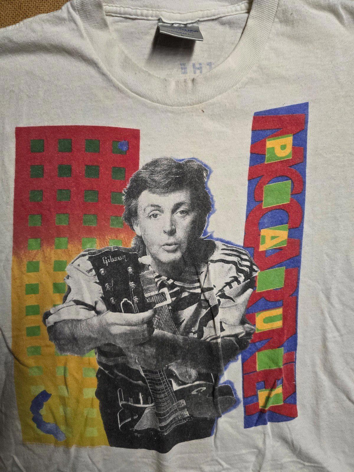 Designer Vintage Paul McCartney Shirt Tour 1989-90 Single Stitch L Size US L / EU 52-54 / 3 - 6 Thumbnail