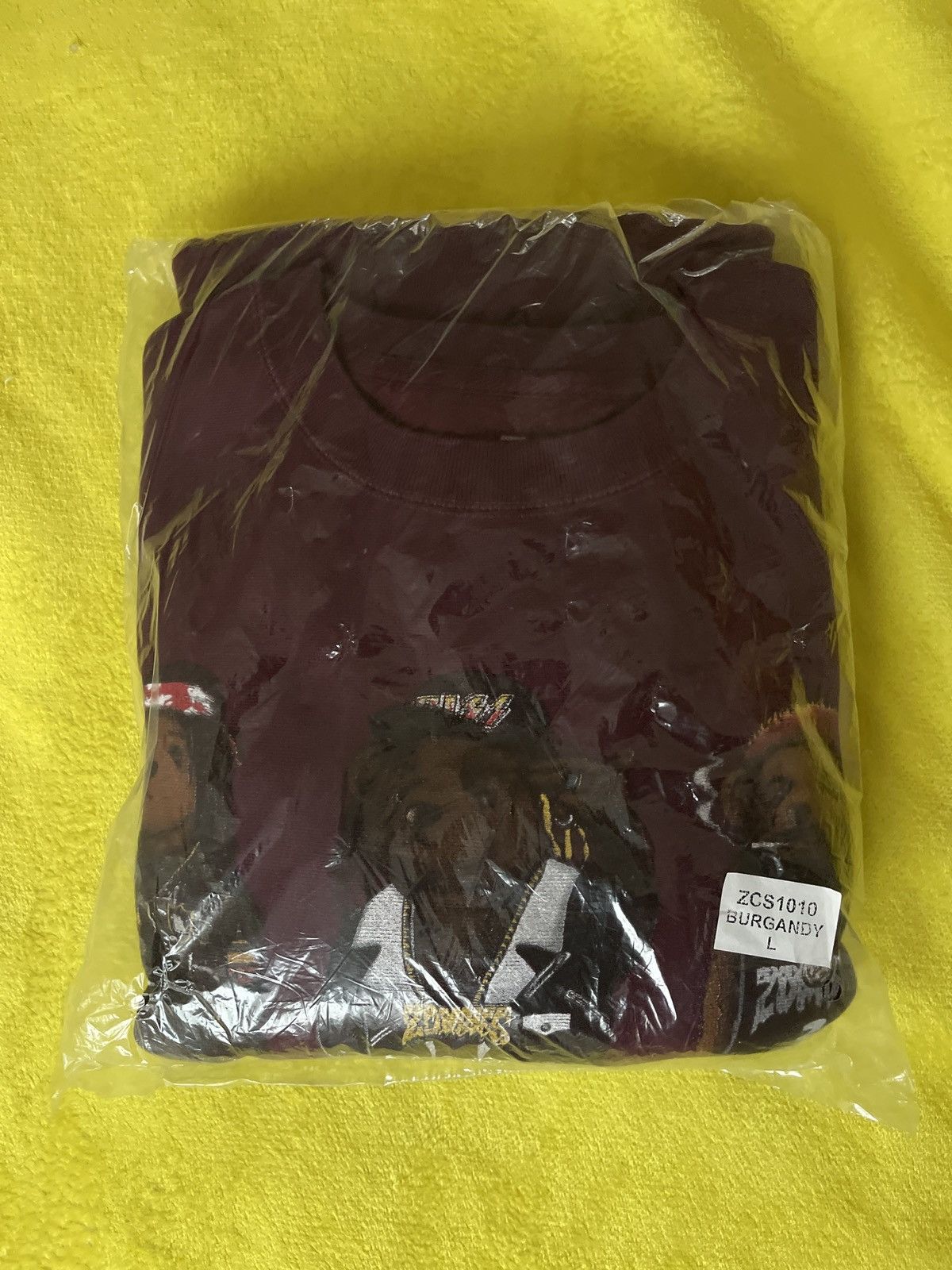 Flatbush Zombies Flatbush Zombies Dolo Bear Crewneck Burgundy Size US L / EU 52-54 / 3 - 2 Thumbnail