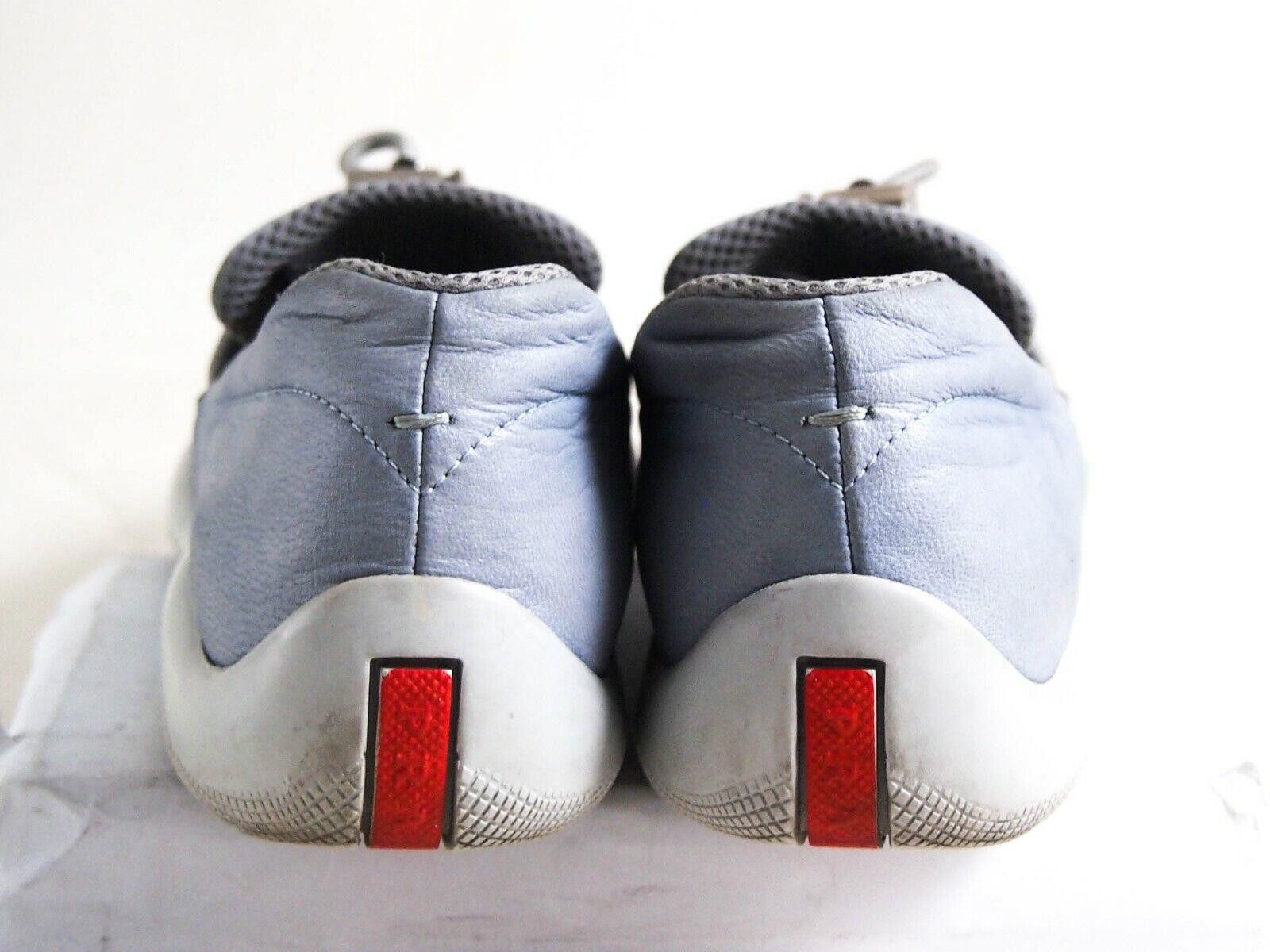 Prada Prada Slip Ons 2352 Sneakers Blue Leather Womens EU 36 US 6 Size US 6 / IT 36 - 7 Thumbnail