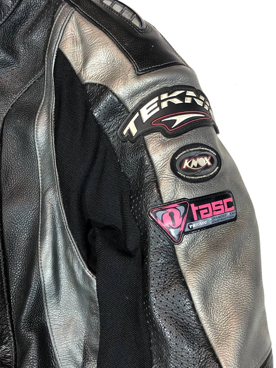 Teknic Leather Moto Racing Jacket