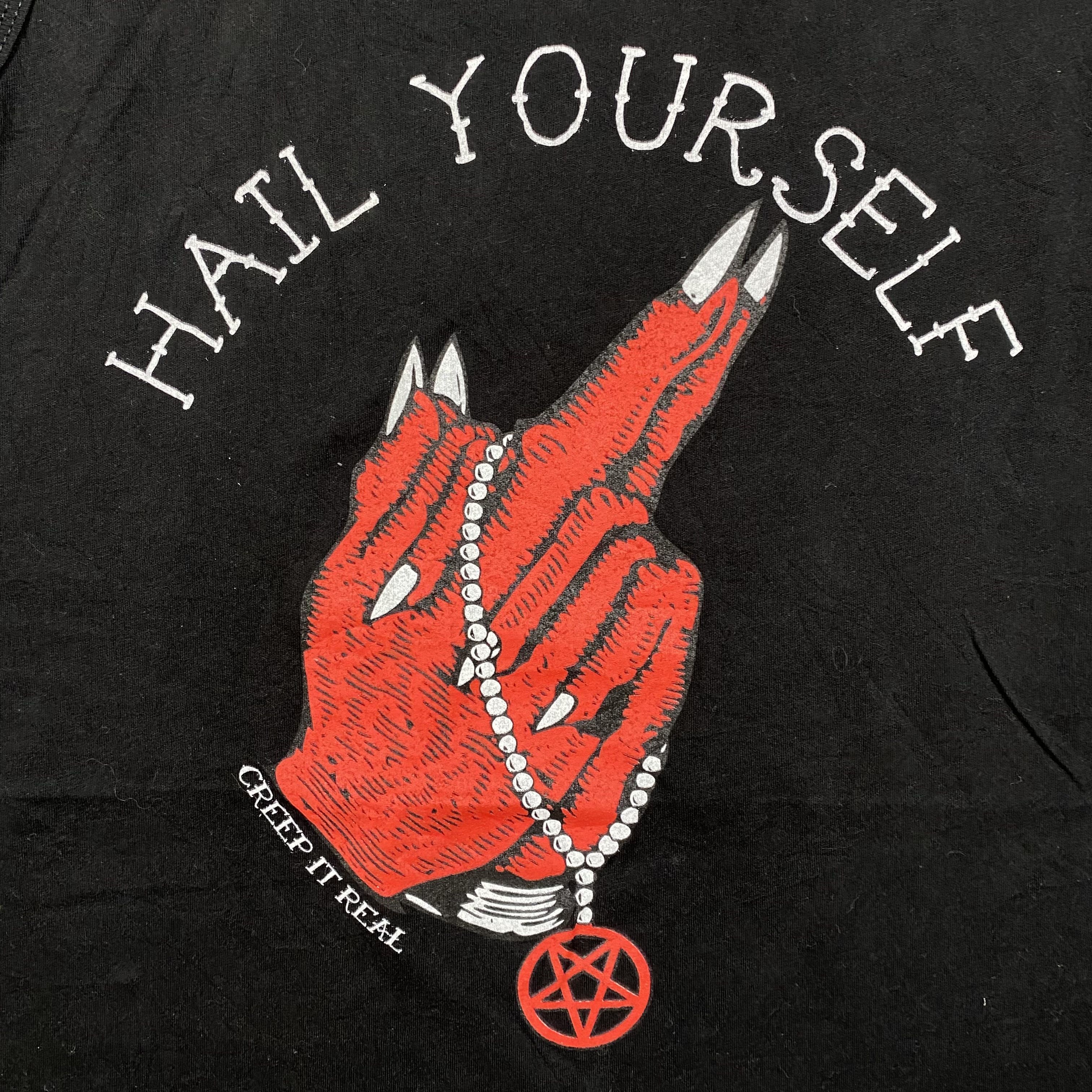 Japanese Brand RARE Last Podcast On The Left "Hail Yourself" Tank Top-M068 Size US L / EU 52-54 / 3 - 3 Thumbnail