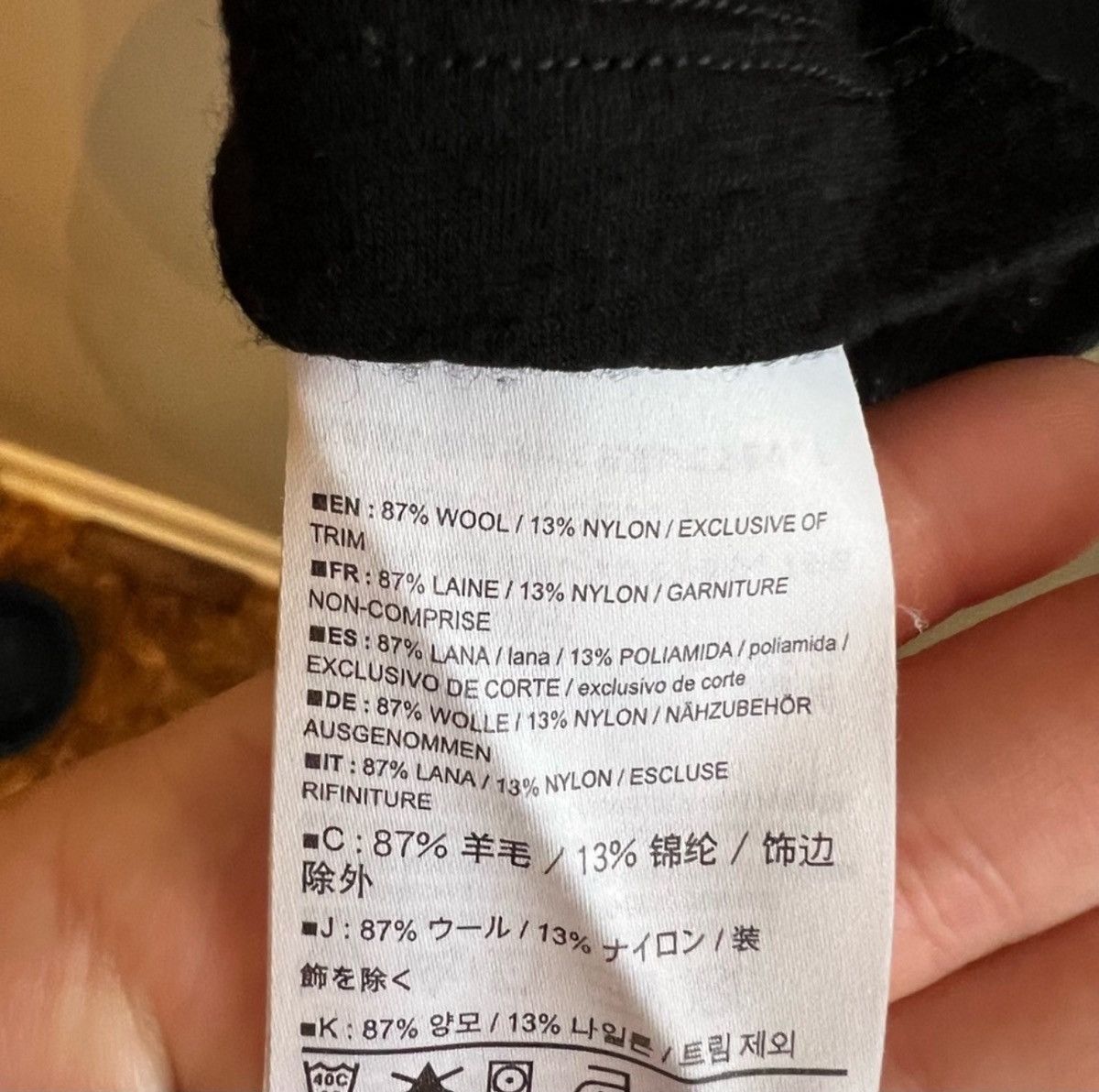 Arc'teryx Arcteryx Pelion Merino Wool Men’s Black Polo Size US L / EU 52-54 / 3 - 4 Thumbnail