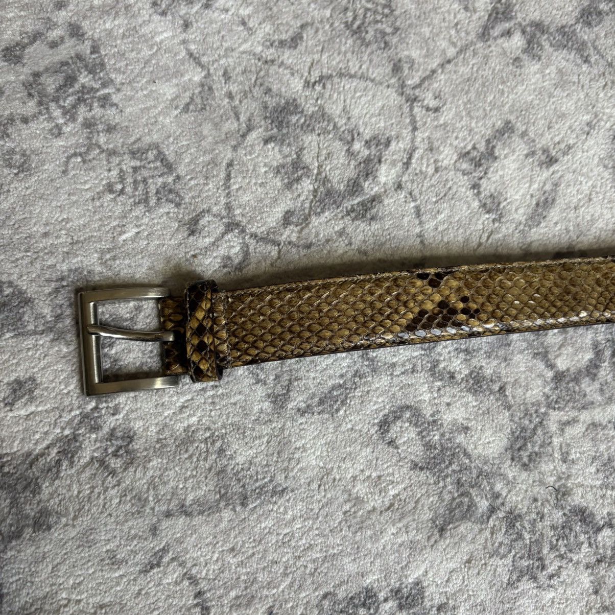 Prada Prada Python Snakeskin Leather Belt | Size 75 Size ONE SIZE - 3 Thumbnail