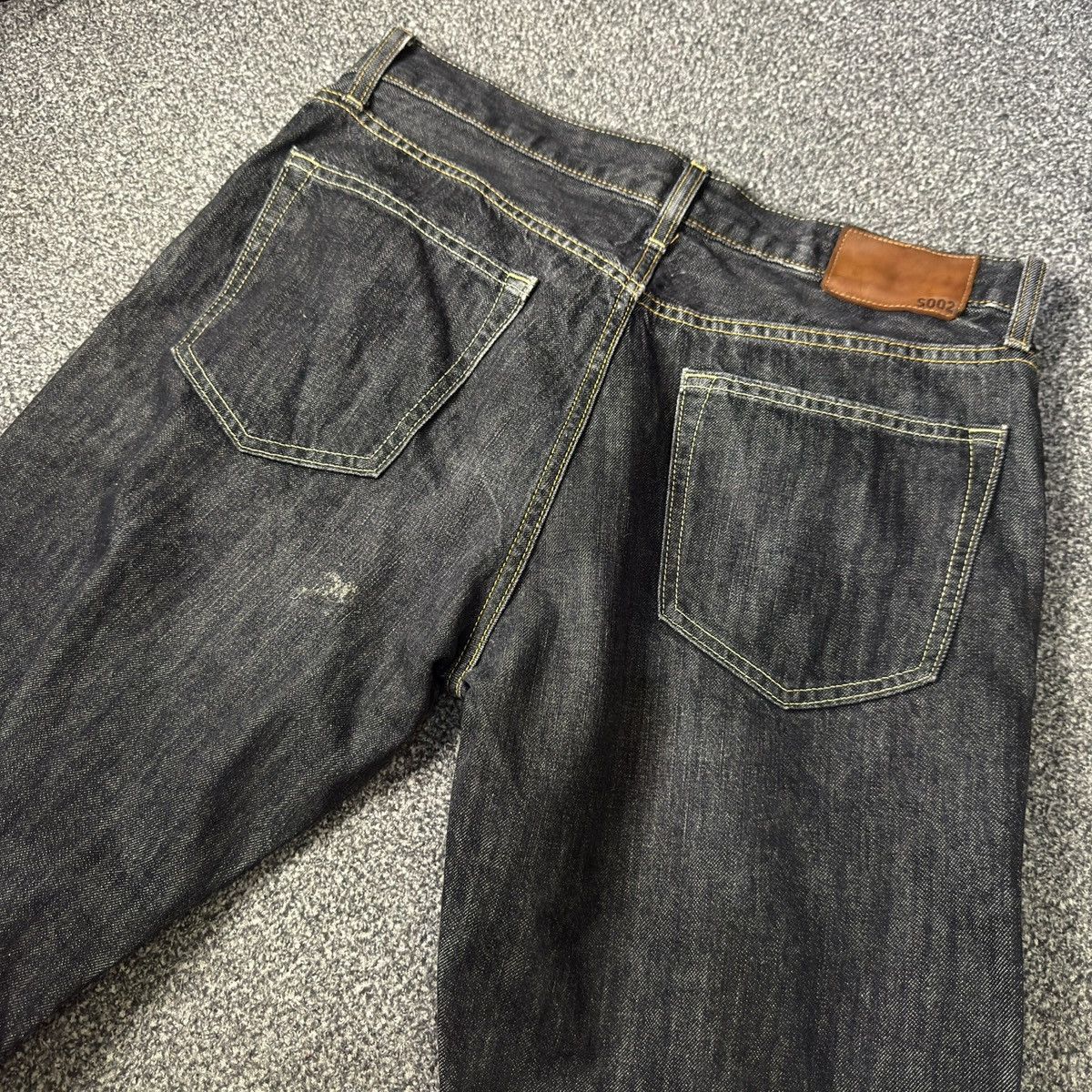 Undercover × Uniqlo 🔥🇯🇵 Vintage 90s Black Jeans Uniqlo UJ S002 Size US 33 - 7 Thumbnail