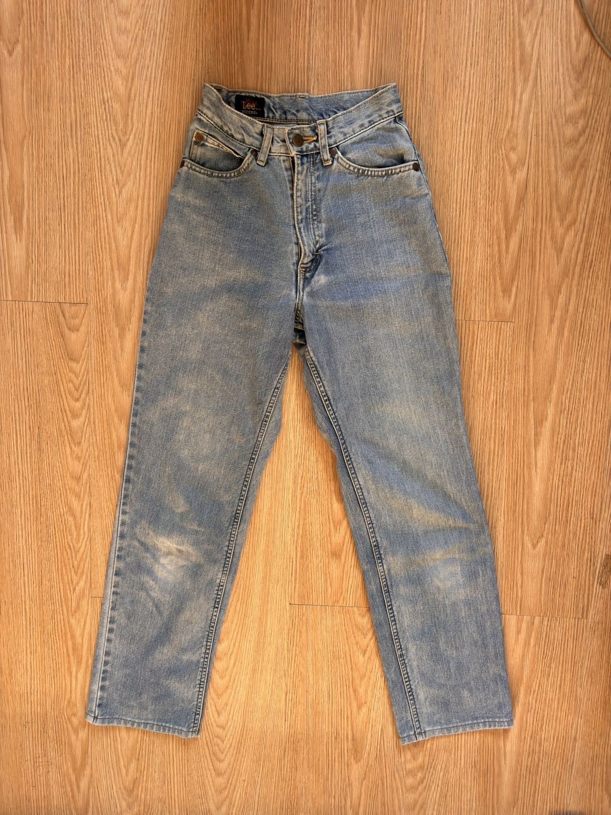 Lee Vintage 80s Miss Lee High Waisted Jeans Size 28" / US 6 / IT 42 - 2 Thumbnail