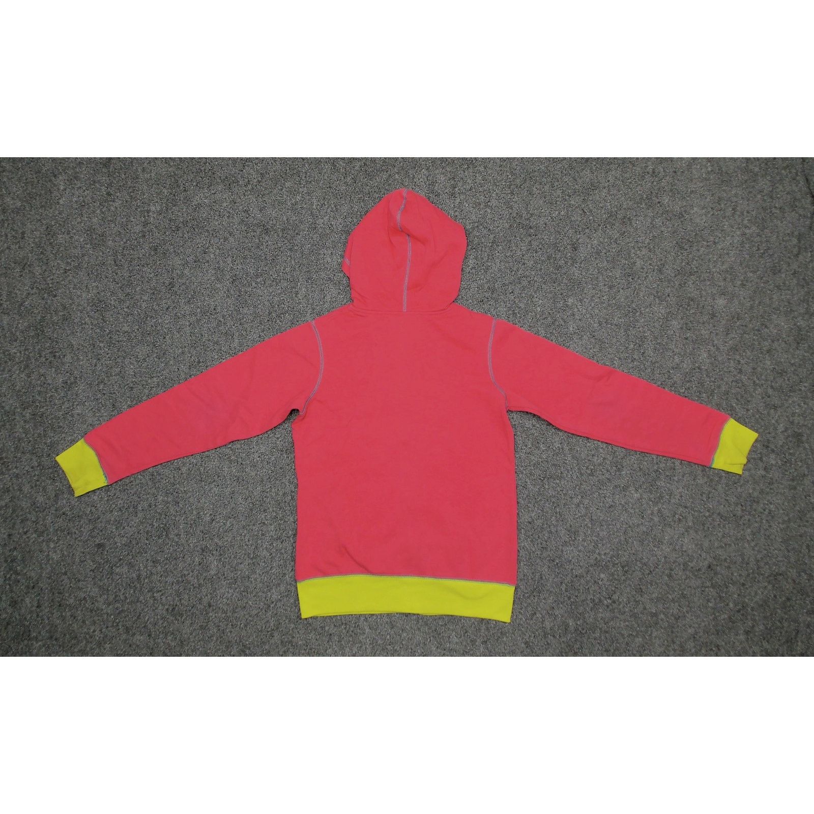 Nike Nike Late 2000s Y2K Neon Colorblock Spellout Hoodie Size S / US 4 / IT 40 - 6 Thumbnail