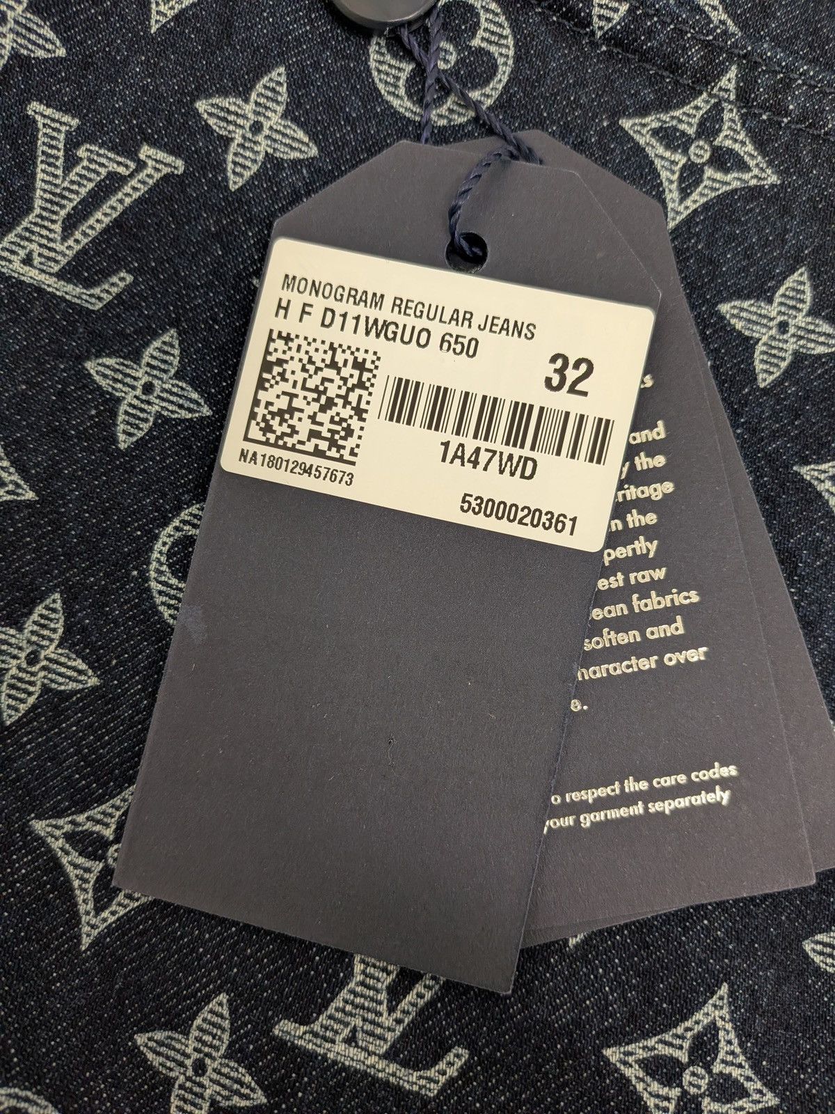 Louis Vuitton LOUIS VUITTON X KIM JONES DENIM MONOGRAM 32 Size US 32 / EU 48 - 7 Thumbnail