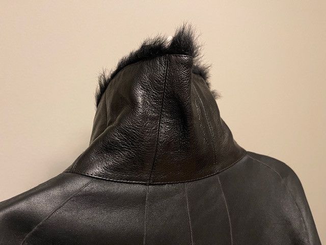 Inaisce Inaisce Leather Long Coat 100% Lambskin Long-Hair Shearling Size US XL / EU 56 / 4 - 11 Thumbnail