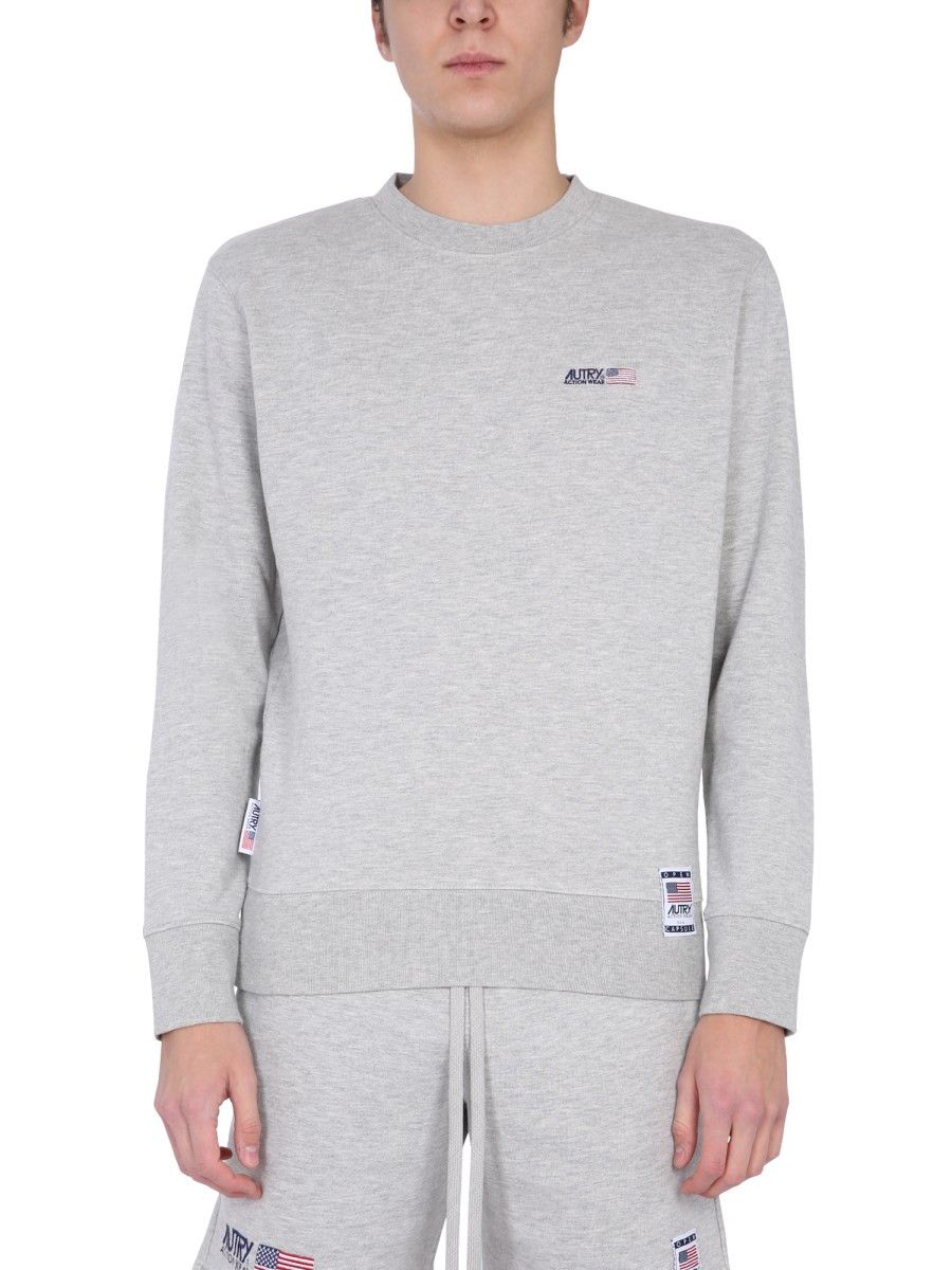 AUTRY o1y0526 Logo Sweatshirt in Gray Size US XL / EU 56 / 4 - 3 Thumbnail