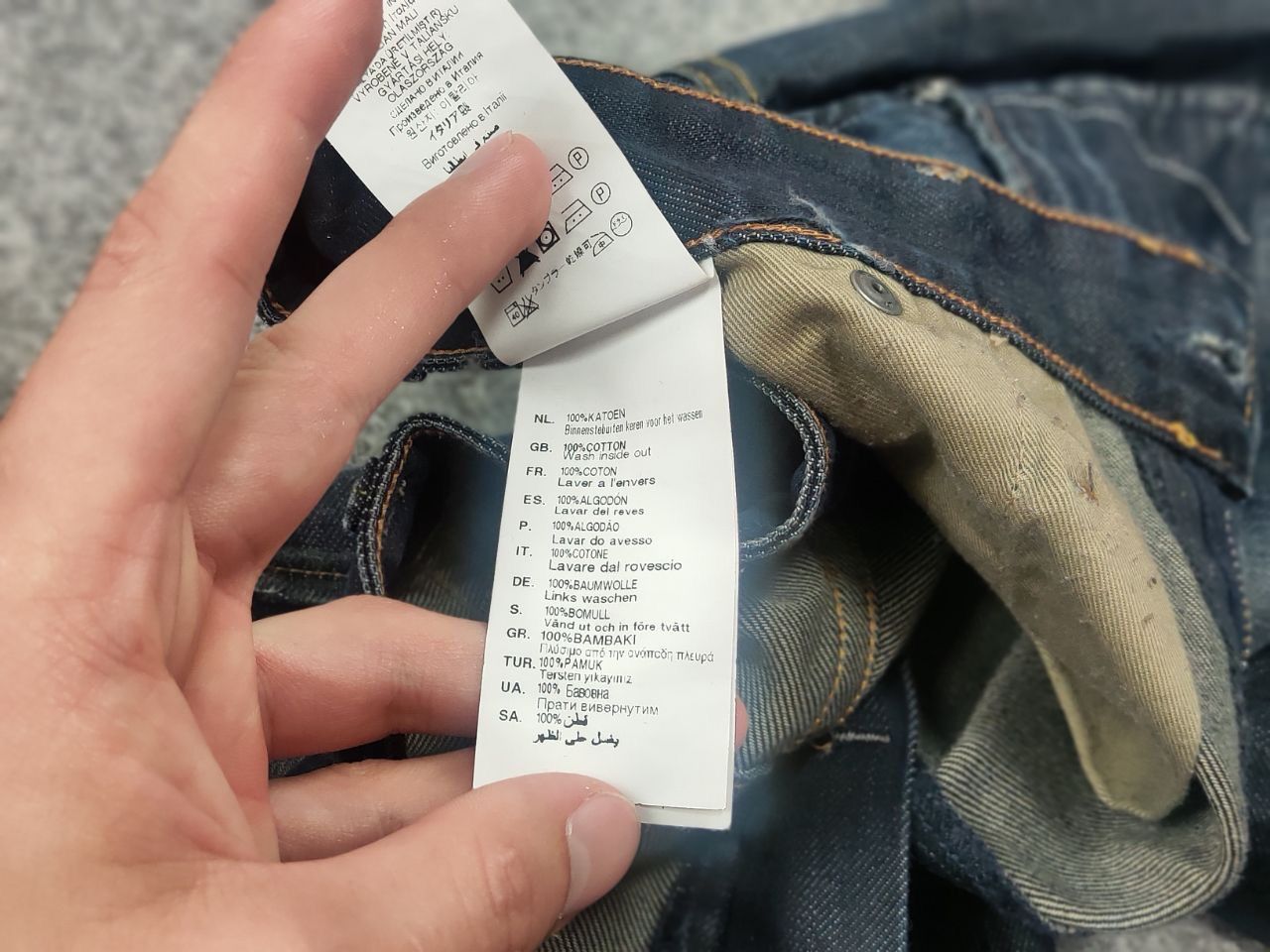 G-Star G Star Raw arc loose tapered Faded denim twisted seam jeans Size US 31 - 16 Thumbnail