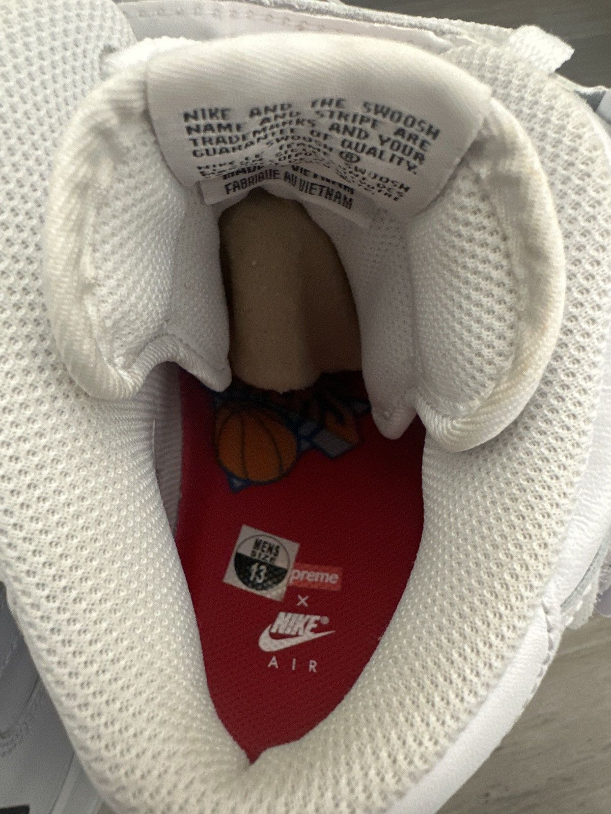 Nike × Supreme SUPREME X NIKE X NBA Air Force 1 Size US 13 / EU 46 - 9 Thumbnail