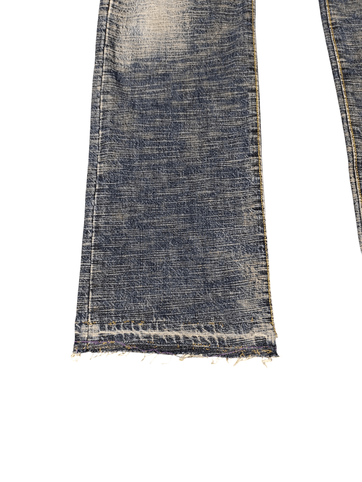 Hysteric Glamour × Undercover Vintage 90s Ku Raw Denim Japan Clawmark Slubby Denim Jeans Size US 29 - 6 Thumbnail
