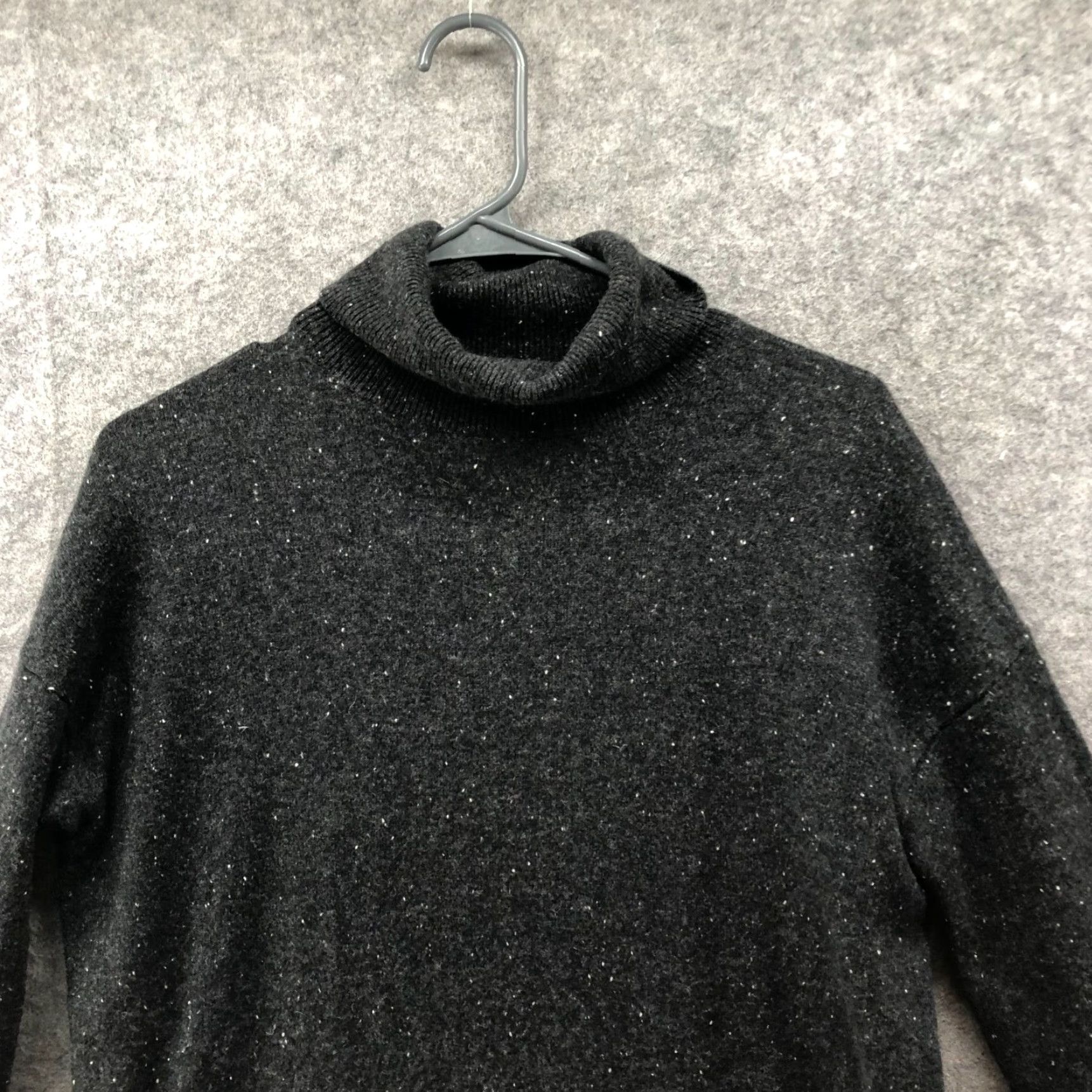 Everlane Everlane Cashmere Turtleneck Sweater Womens S Dark Gray Donegal Tunic Size S / US 4 / IT 40 - 3 Thumbnail
