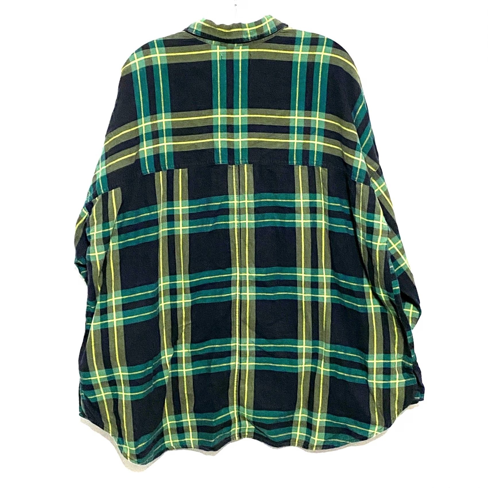 Old Navy Old Navy Button-Up Shirt Women 2XL Green Plaid Button-Up Shirt Casual Grunge Y2K Women Men’s? Size XXL / US 16-18 / IT 52-54 - 3 Thumbnail