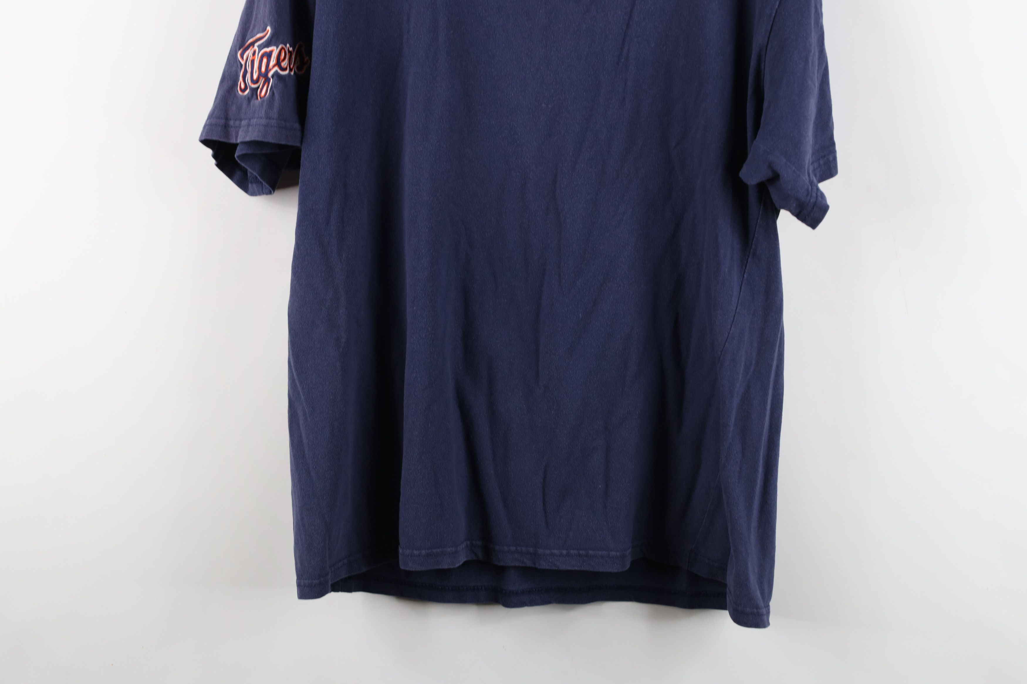 Nike × Vintage Vintage Nike Swoosh Detroit Tigers Baseball T-Shirt Blue Size US M / EU 48-50 / 2 - 14 Thumbnail