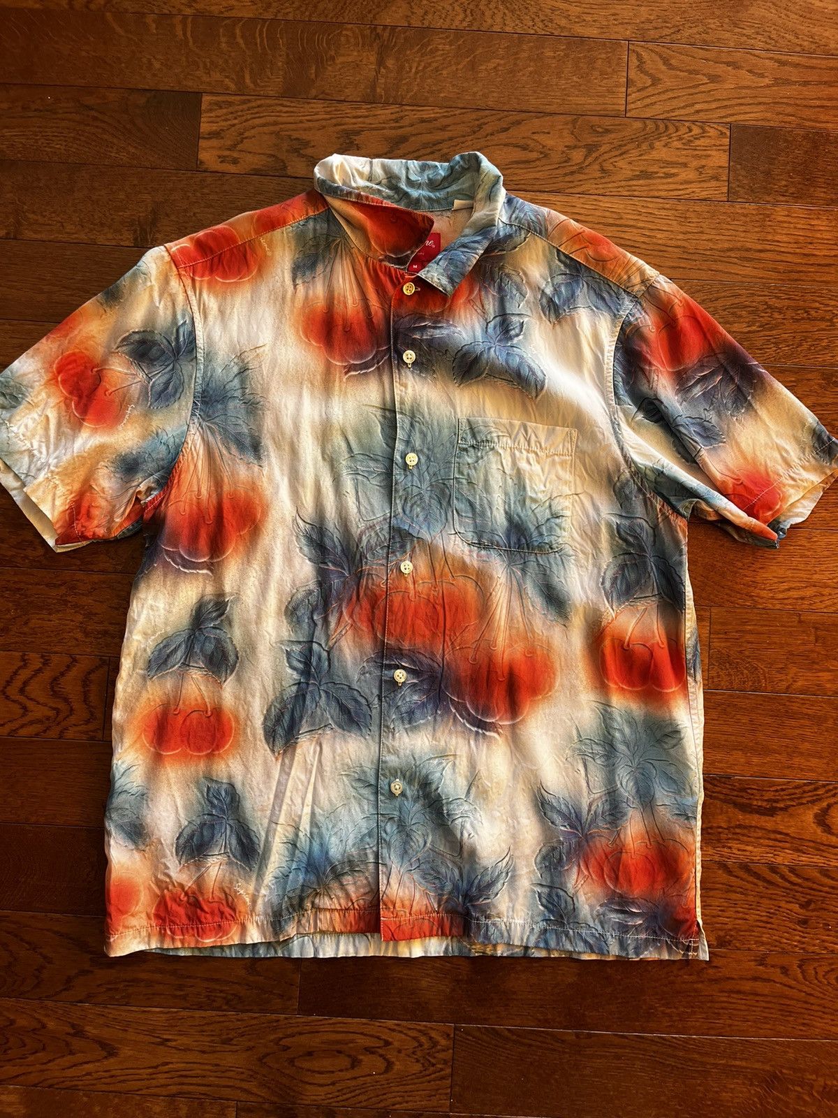 Supreme Supreme Cherries Rayon Shirt Size US M / EU 48-50 / 2 - 6 Thumbnail