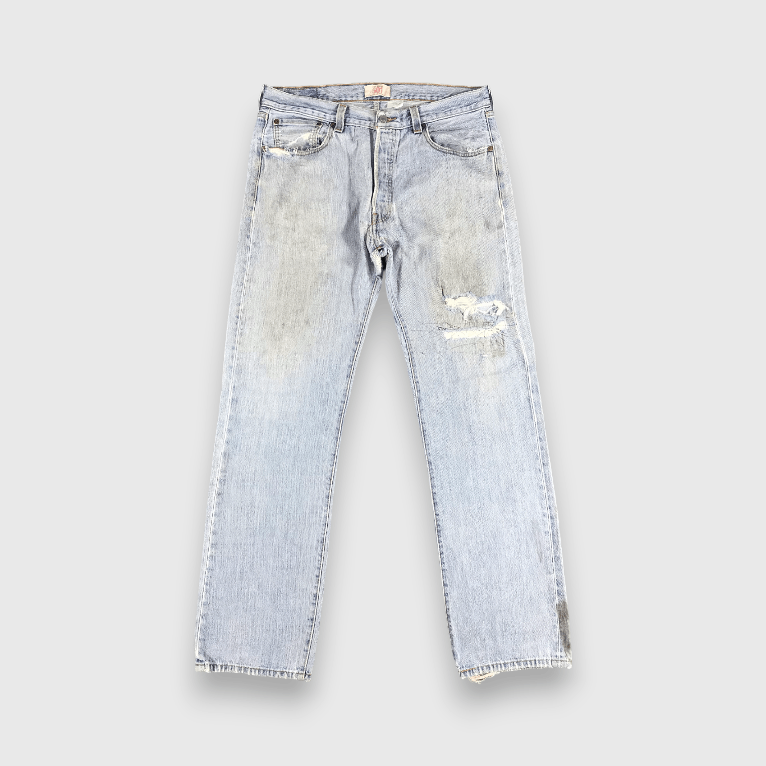 Levi's Vintage Light Wash Levis 501 Jeans-J2259 Size US 34 / EU 50 - 1 Thumbnail