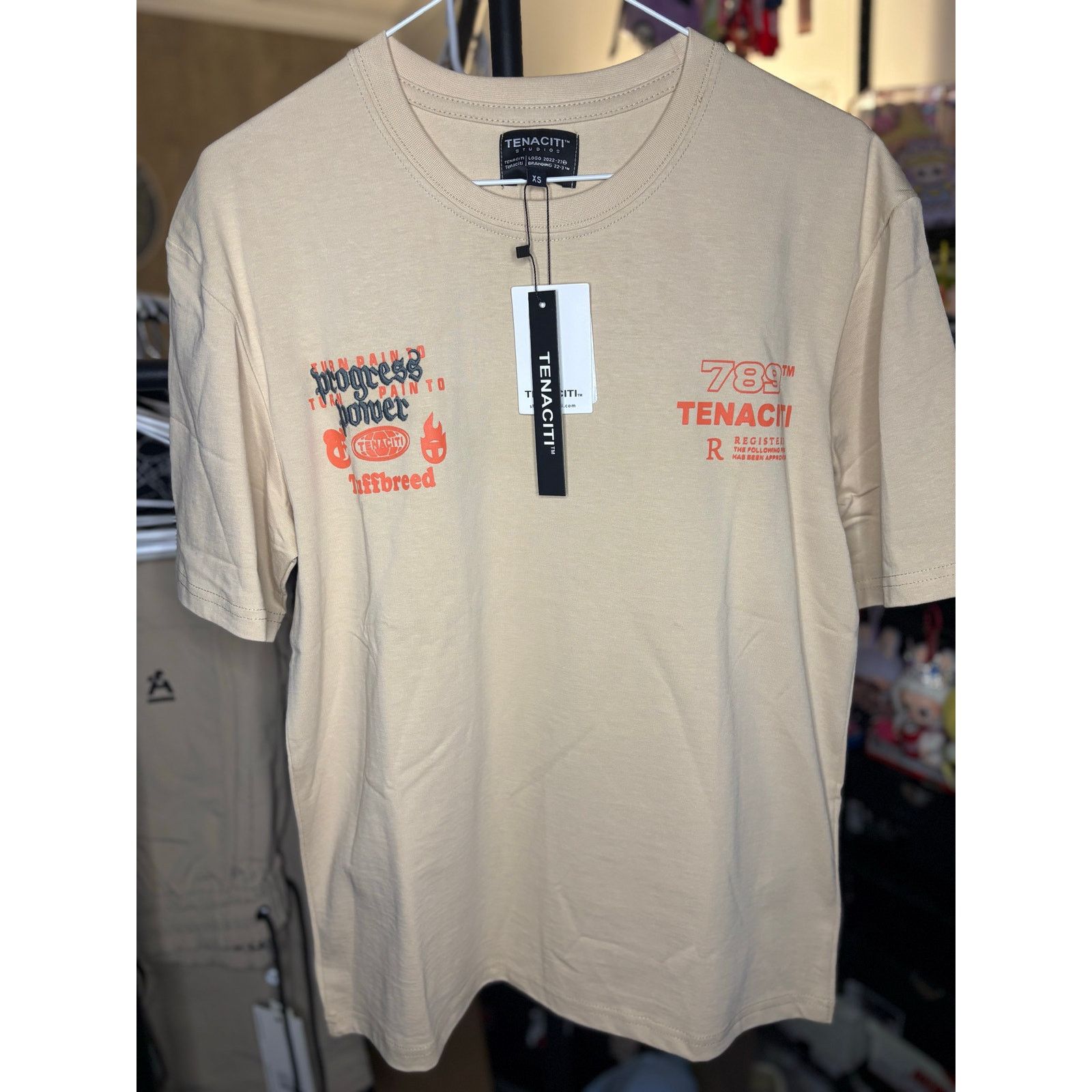 Other NWT Sz. XS - Tenaciti Progress Shirt (Tan/Gray/Orange) Size XS / US 0-2 / IT 36-38 - 4 Thumbnail